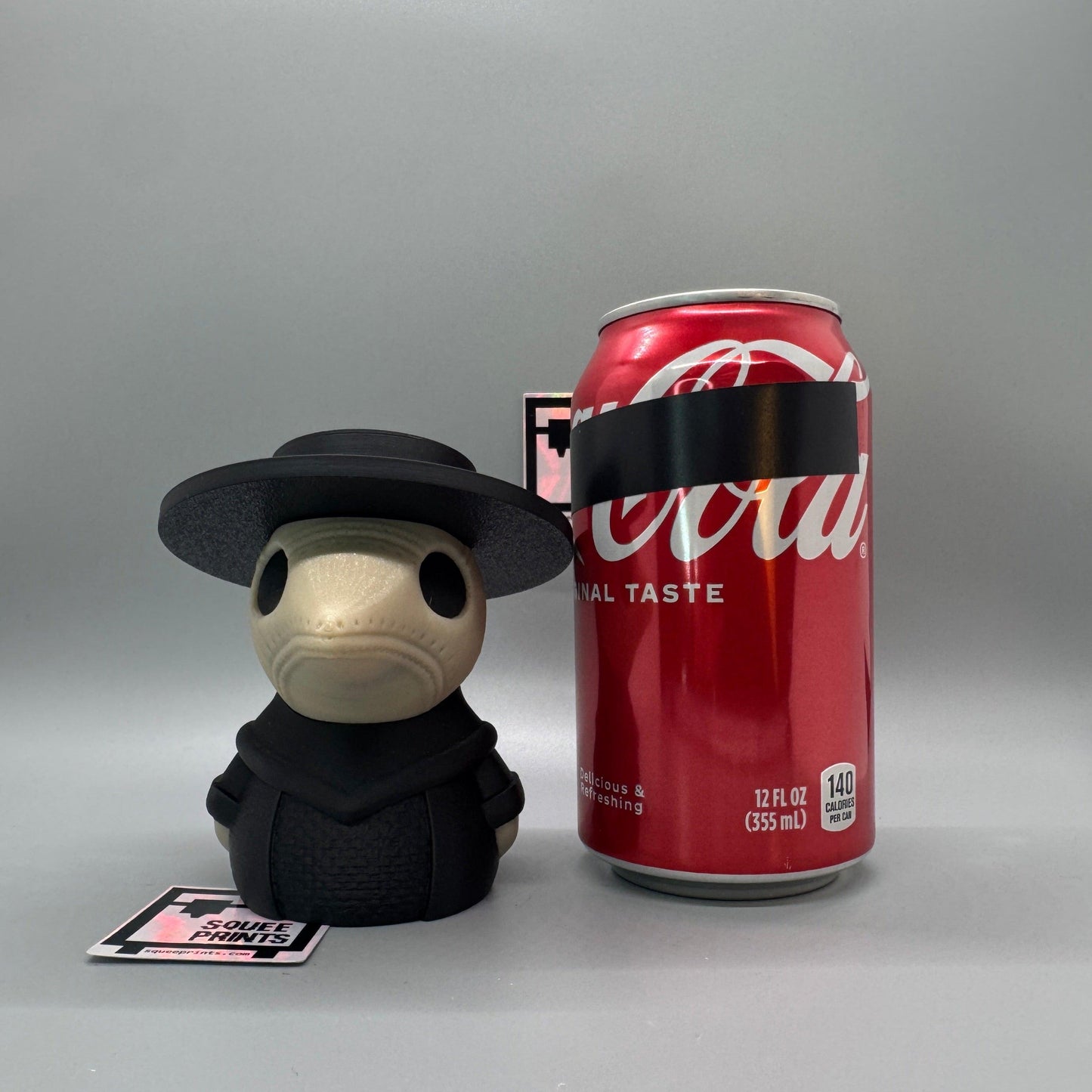 Black Plague Doctor | Medieval Renaissance | 3D Printed - Squee Prints