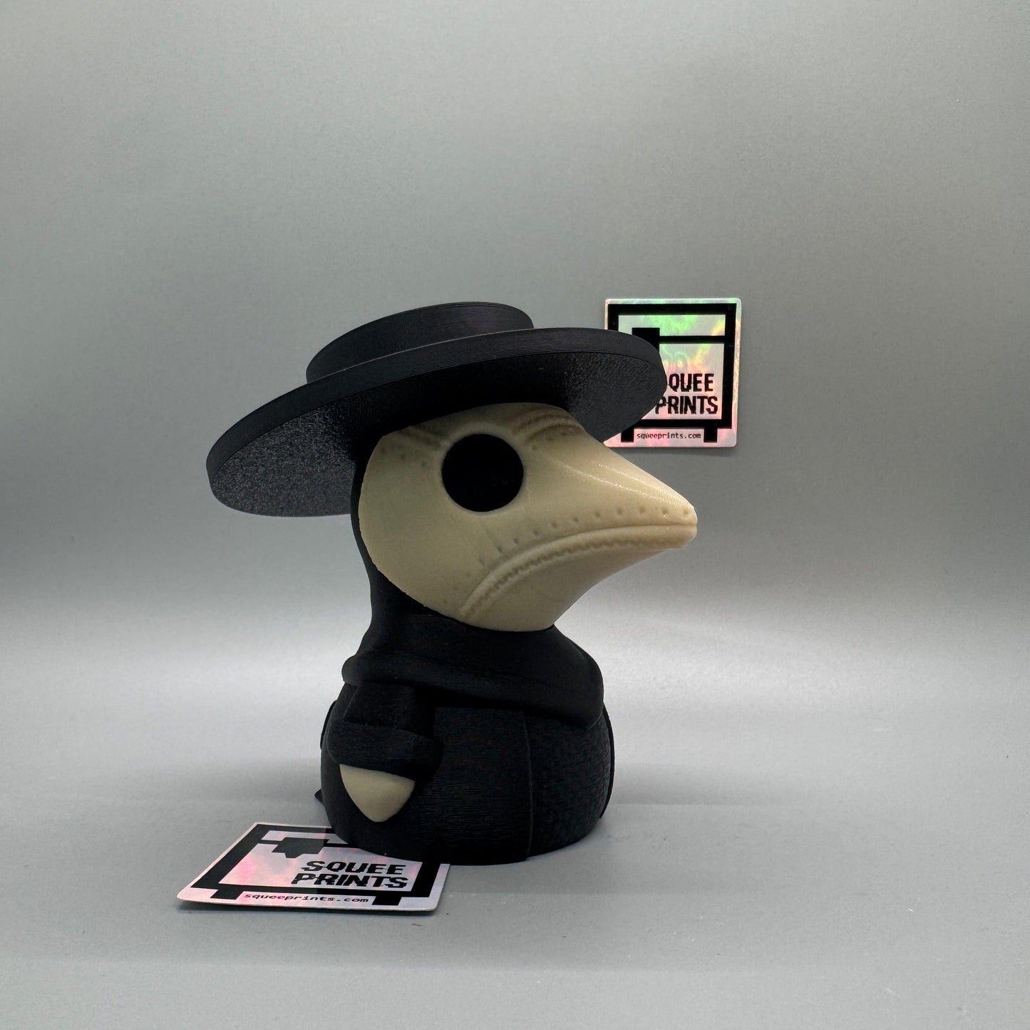 Black Plague Doctor | Medieval Renaissance | 3D Printed - Squee Prints