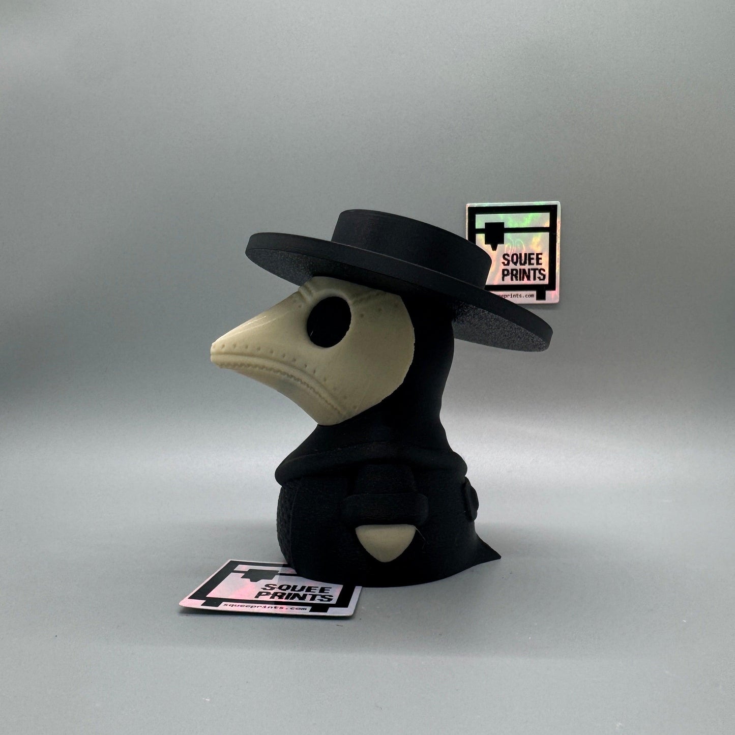 Black Plague Doctor | Medieval Renaissance | 3D Printed - Squee Prints