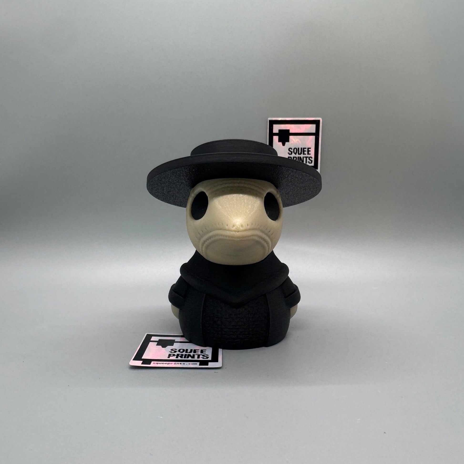 Black Plague Doctor | Medieval Renaissance | 3D Printed - Squee Prints