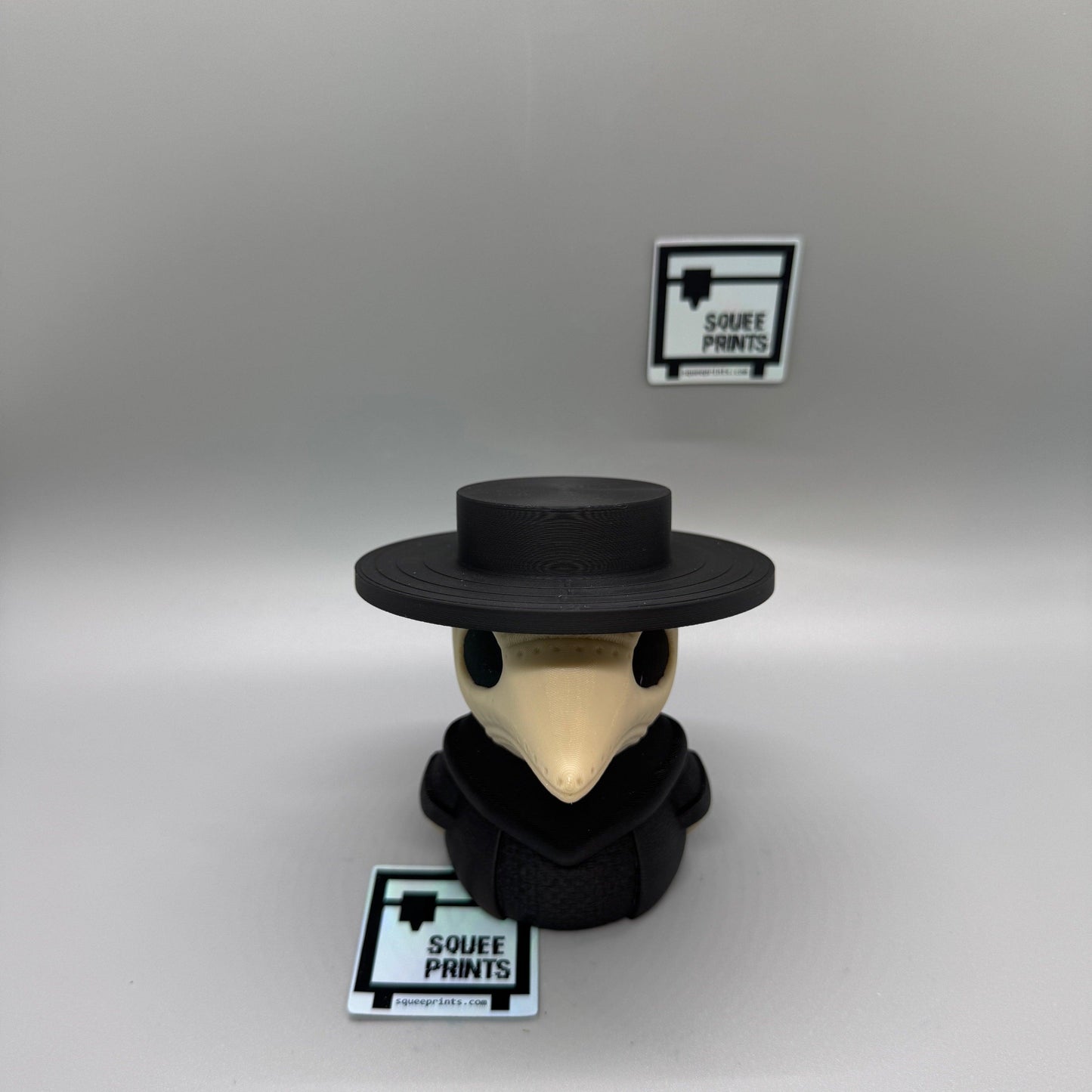 Black Plague Doctor | Medieval Renaissance | 3D Printed - Squee Prints