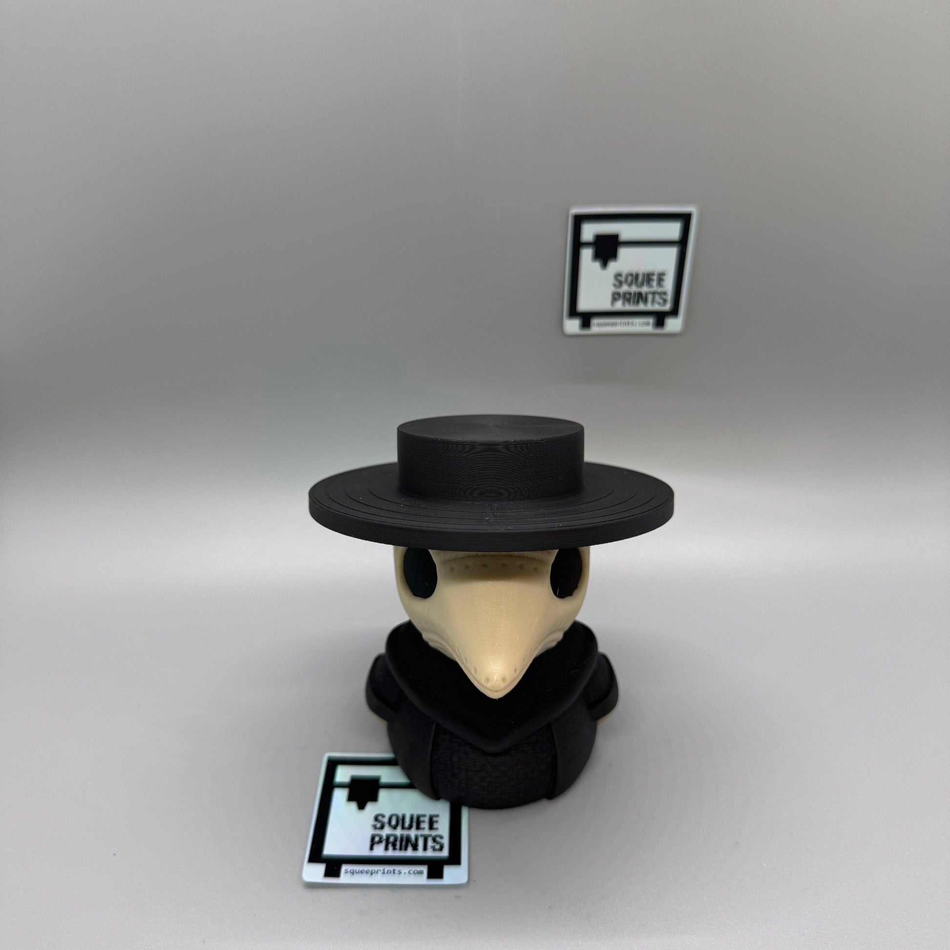 Black Plague Doctor | Medieval Renaissance | 3D Printed - Squee Prints