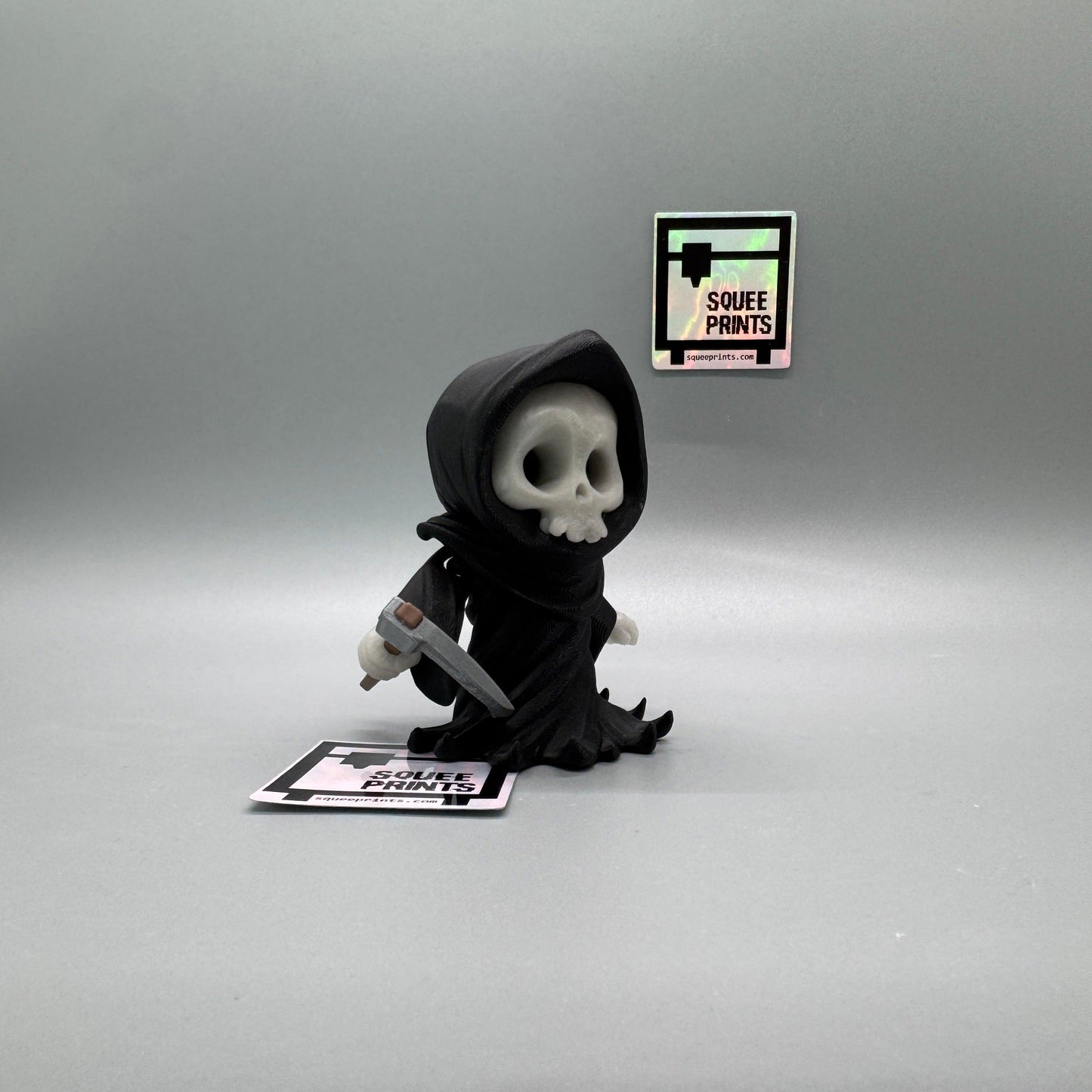 Grim Reaper | Articulating Flexi Fidget | Glow in the Dark | 3D Printed - Squee Prints