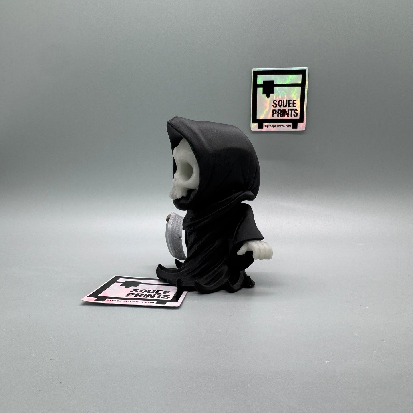 Grim Reaper | Articulating Flexi Fidget | Glow in the Dark | 3D Printed - Squee Prints