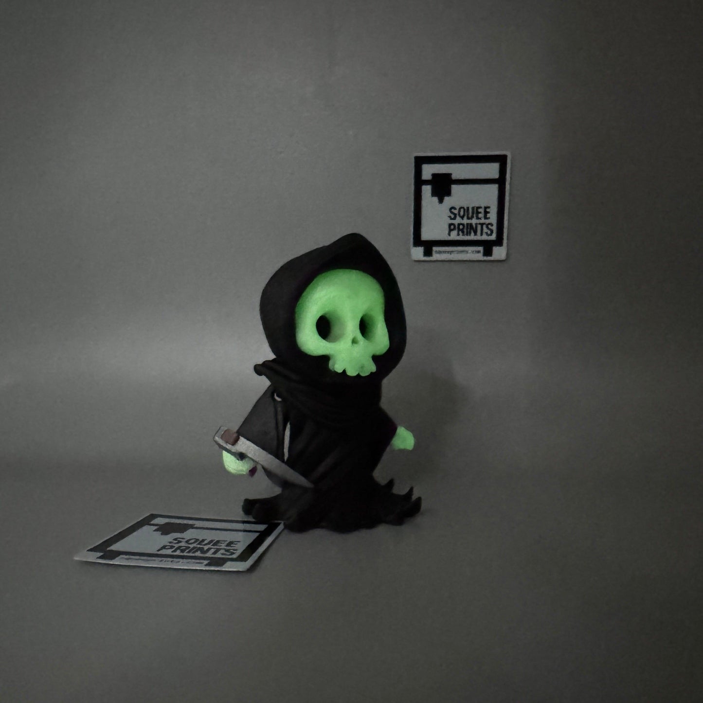 Grim Reaper | Articulating Flexi Fidget | Glow in the Dark | 3D Printed - Squee Prints