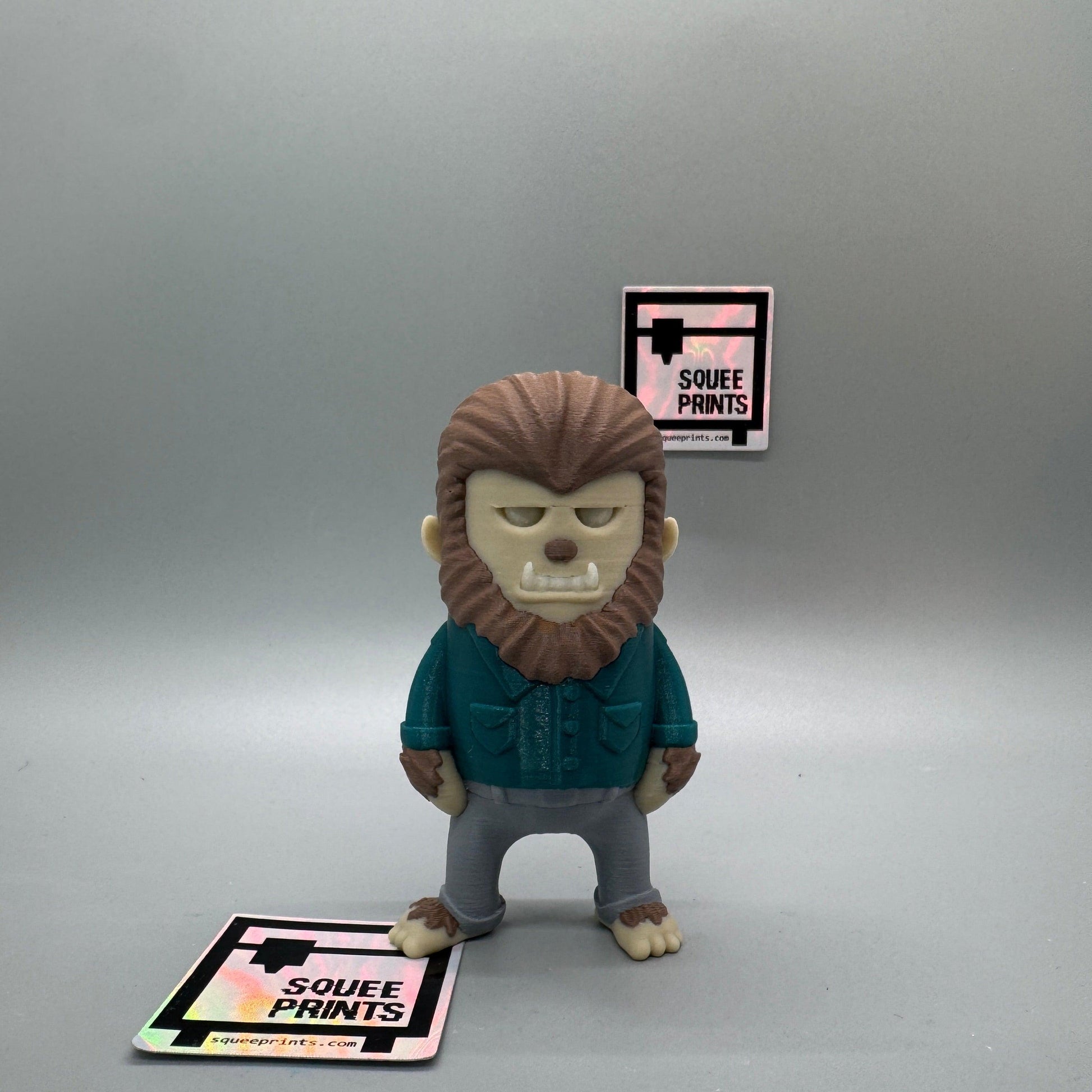 Werewolf | Lycanthrope | Glow in the Dark | 3D Printed Horror Figure - Squee Prints