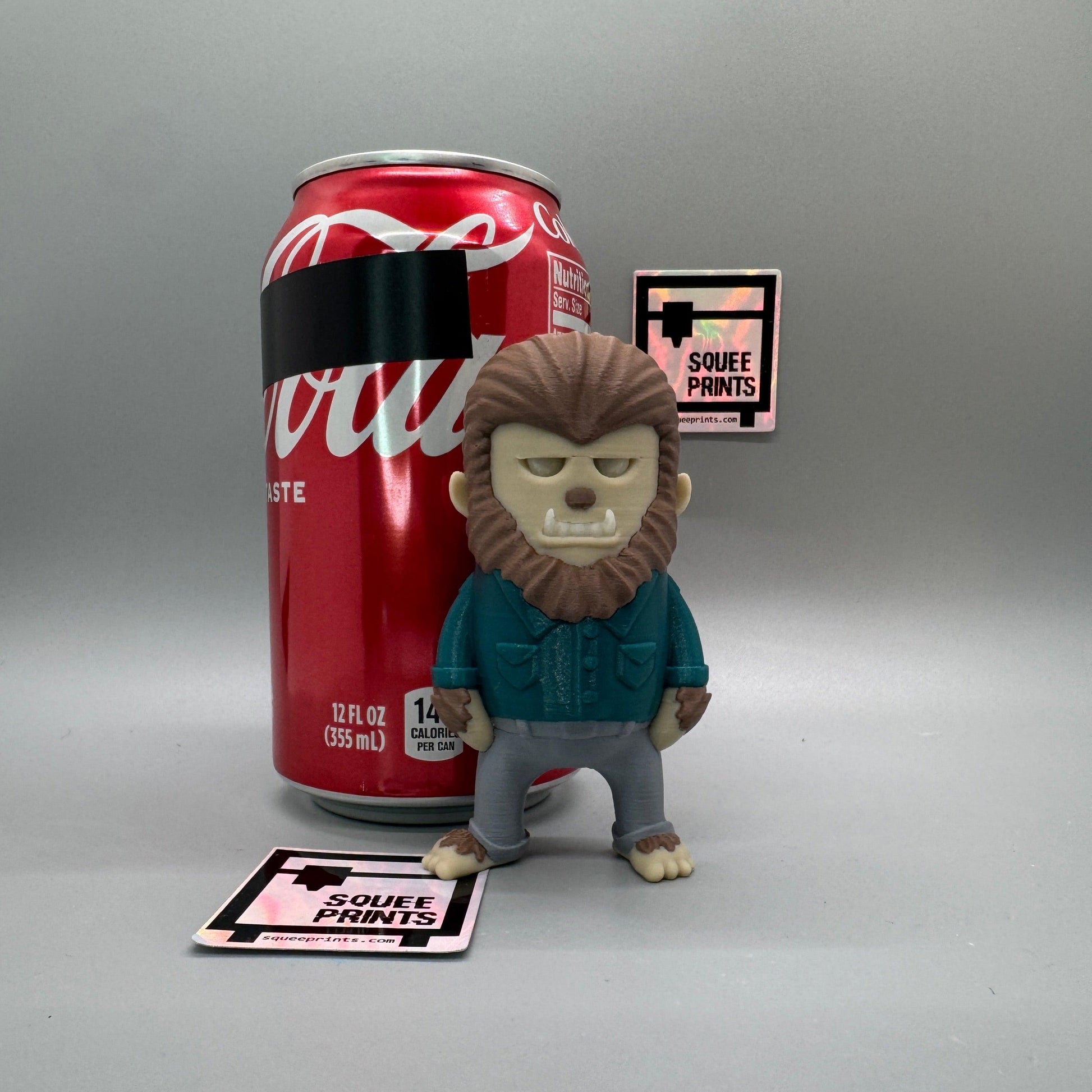 Werewolf | Lycanthrope | Glow in the Dark | 3D Printed Horror Figure - Squee Prints