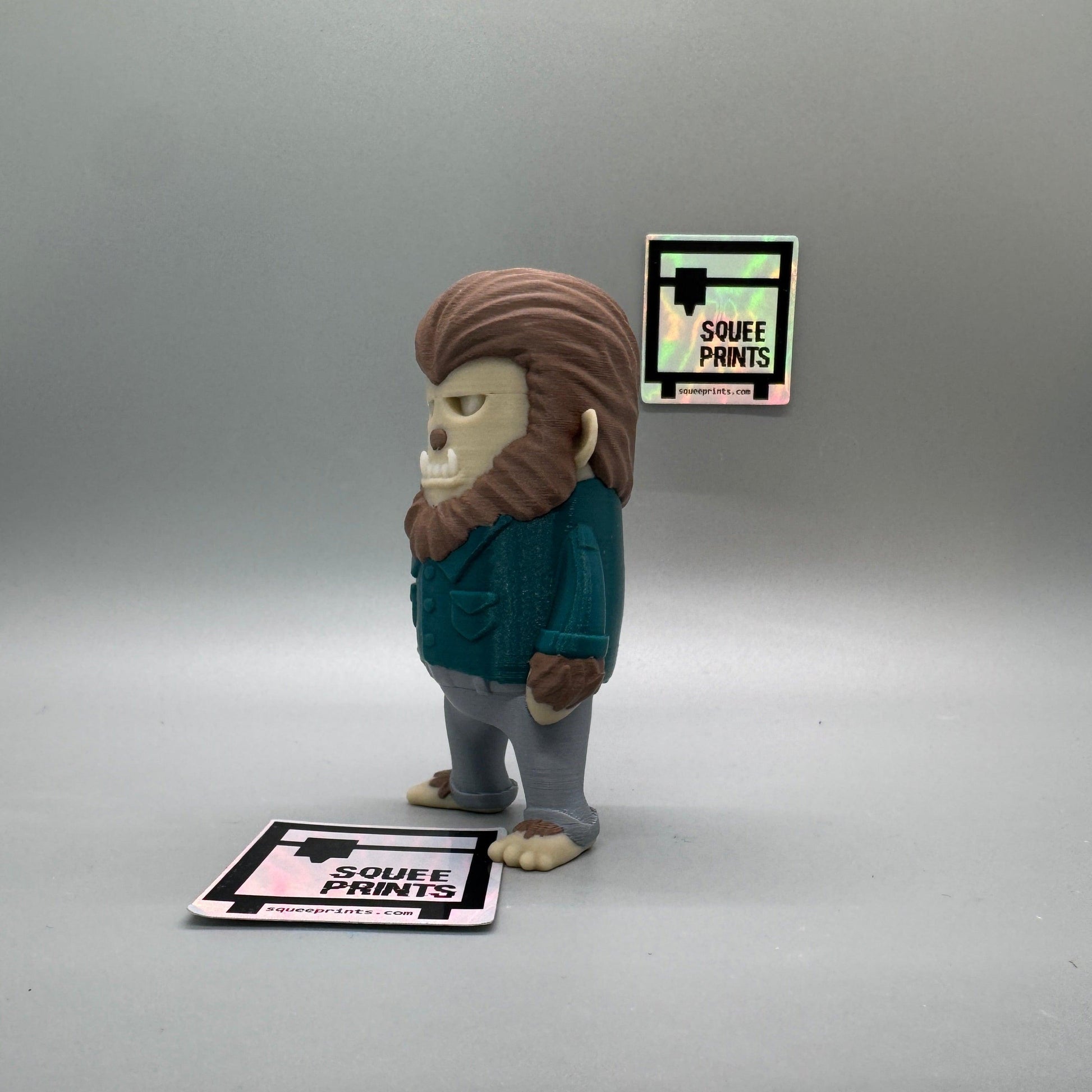 Werewolf | Lycanthrope | Glow in the Dark | 3D Printed Horror Figure - Squee Prints