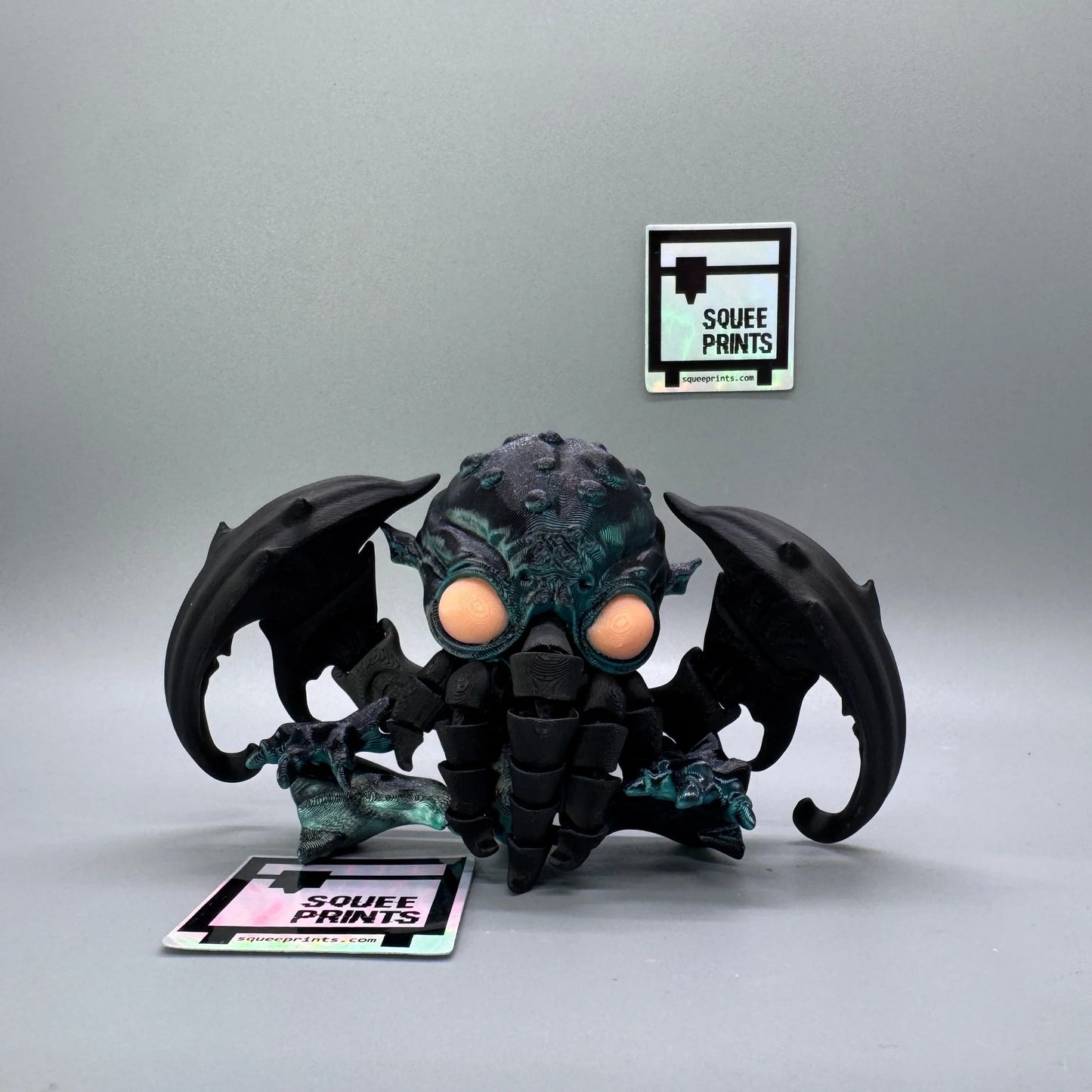 Cthulhu | Articulated | 3D Print | Fidget | Glow in the Dark - Squee Prints