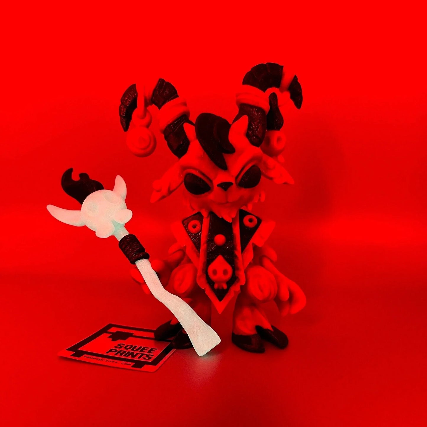 Baphomet Hellspawn Goat | 3D Printed | Glow in the Dark - Squee Prints
