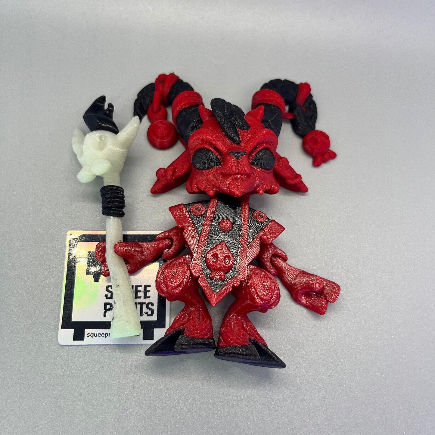 Baphomet Hellspawn Goat | 3D Printed | Glow in the Dark - Squee Prints