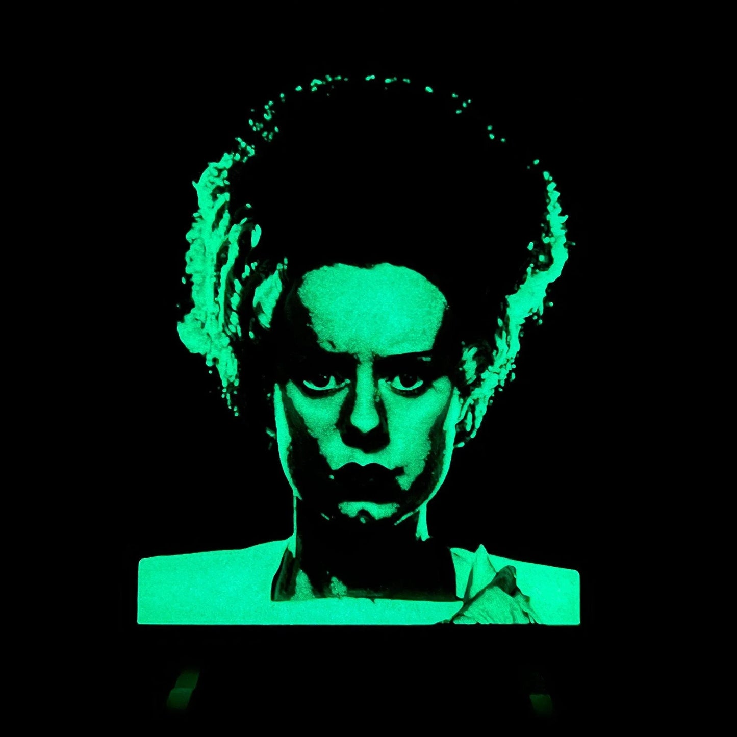 The Bride of Frankenstein | 3D Painting | Glow in the Dark - Squee Prints