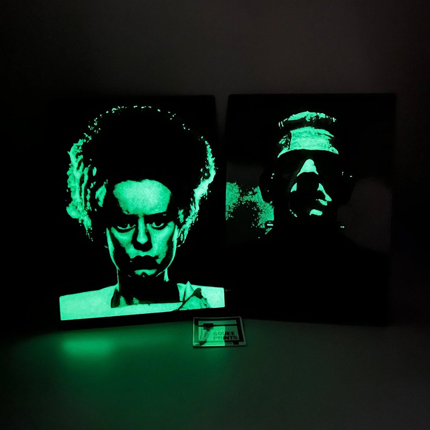 The Bride of Frankenstein | 3D Painting | Glow in the Dark - Squee Prints
