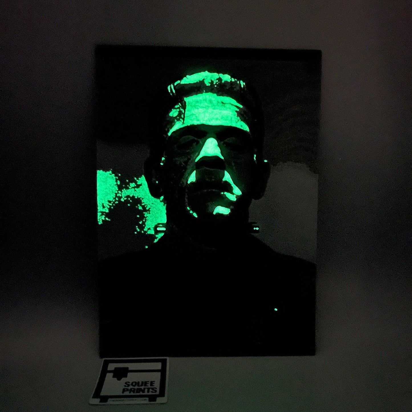 Frankenstein's Monster | 3D Painting | Glow in the Dark - Squee Prints