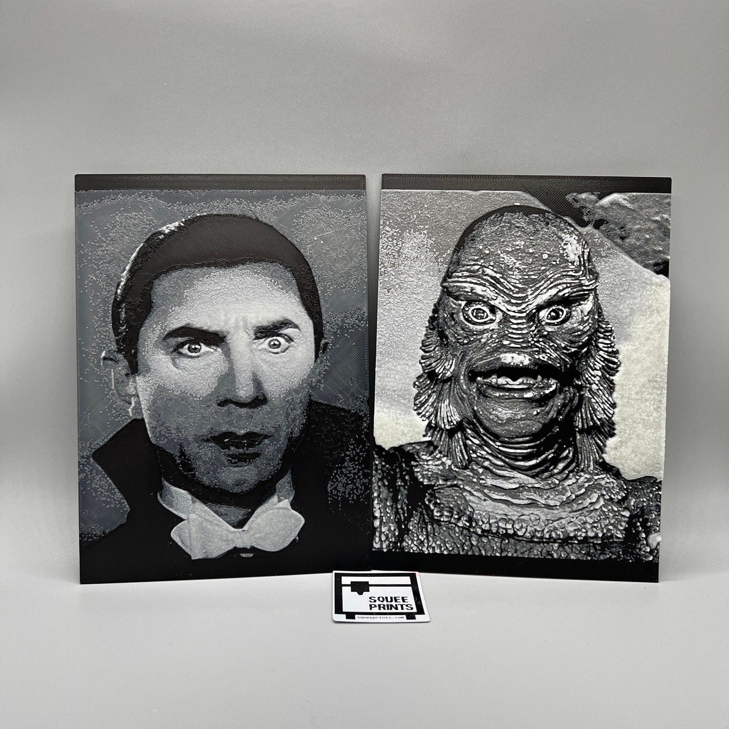 Creature from the Black Lagoon | 3D Painting | Glow in the Dark - Squee Prints