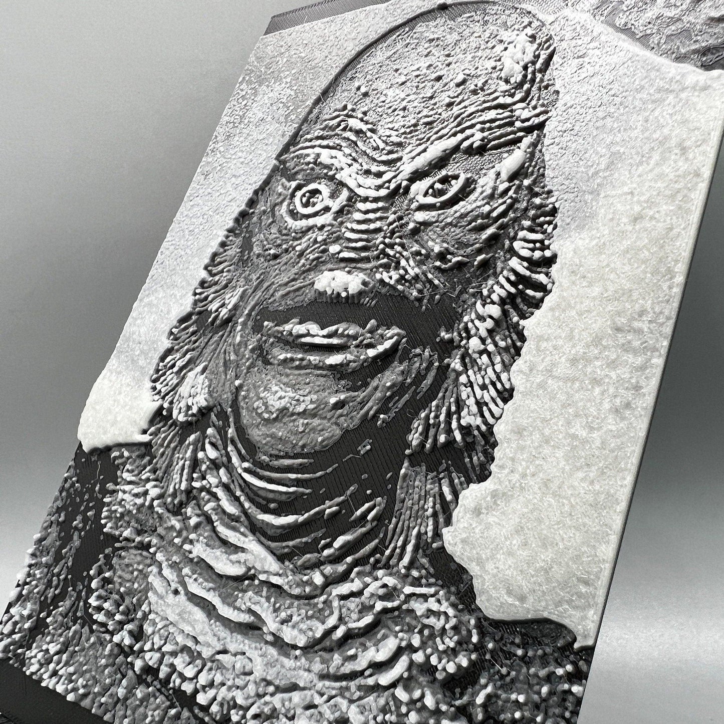 Creature from the Black Lagoon | 3D Painting | Glow in the Dark - Squee Prints