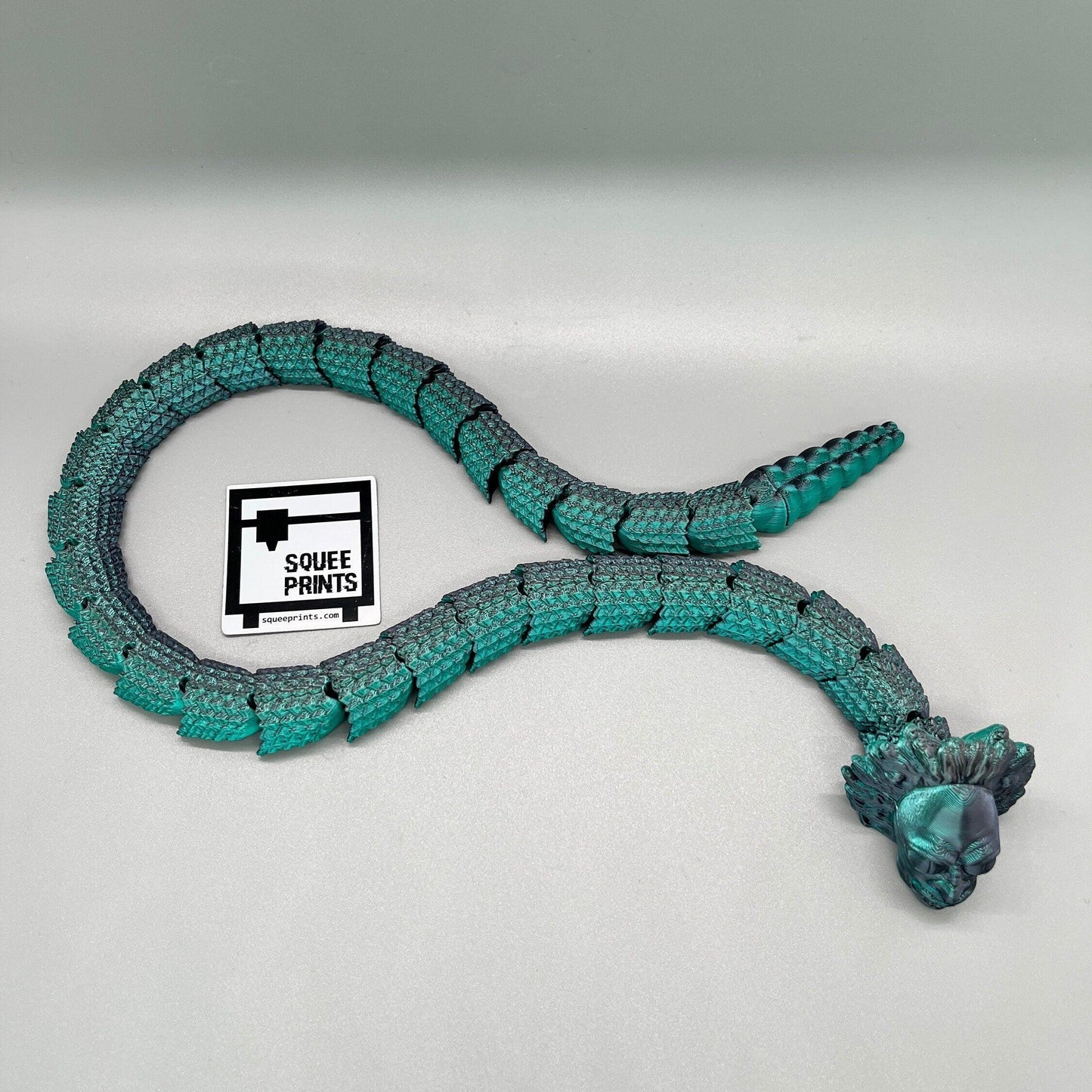 Beetlejuice Snake | Articulated | 3D Print | Fidget - Squee Prints