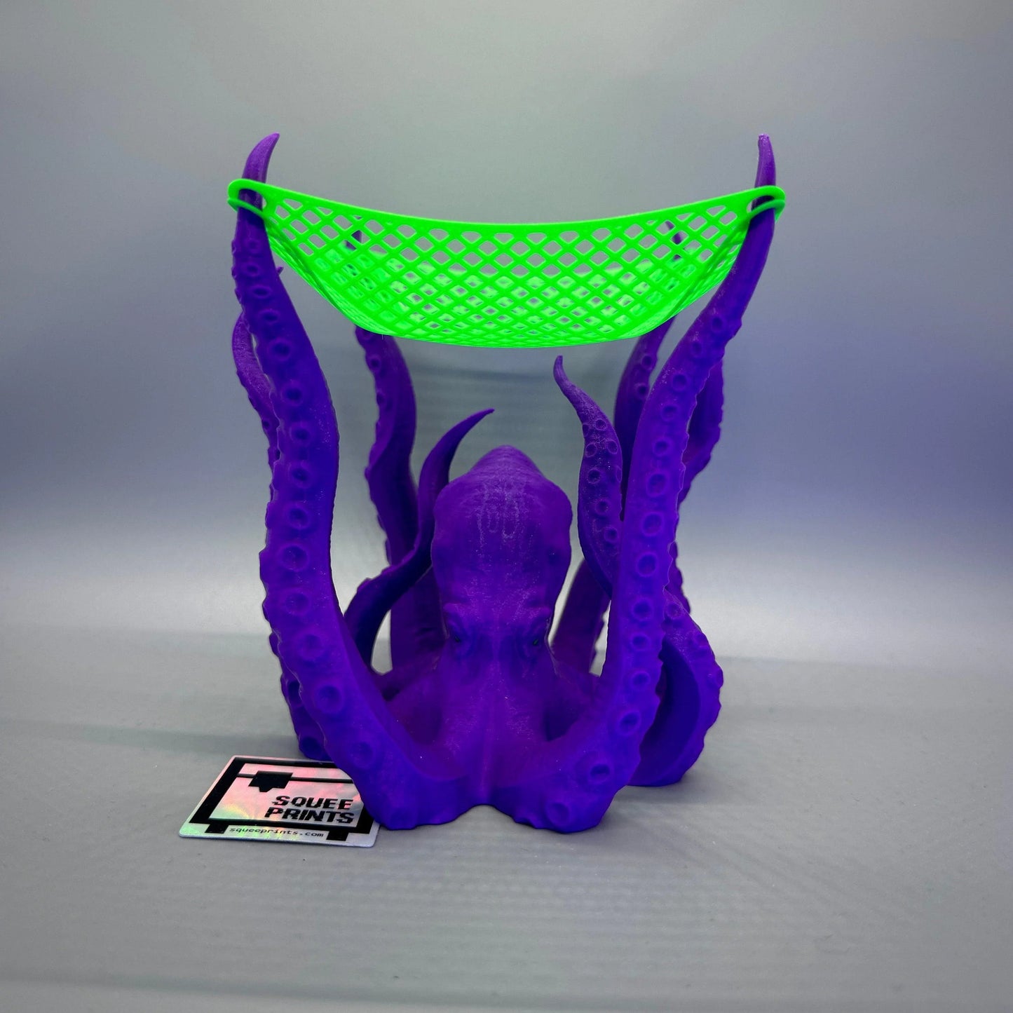 Octopus Lightweight Display | 3D Printed Snackapus - Squee Prints