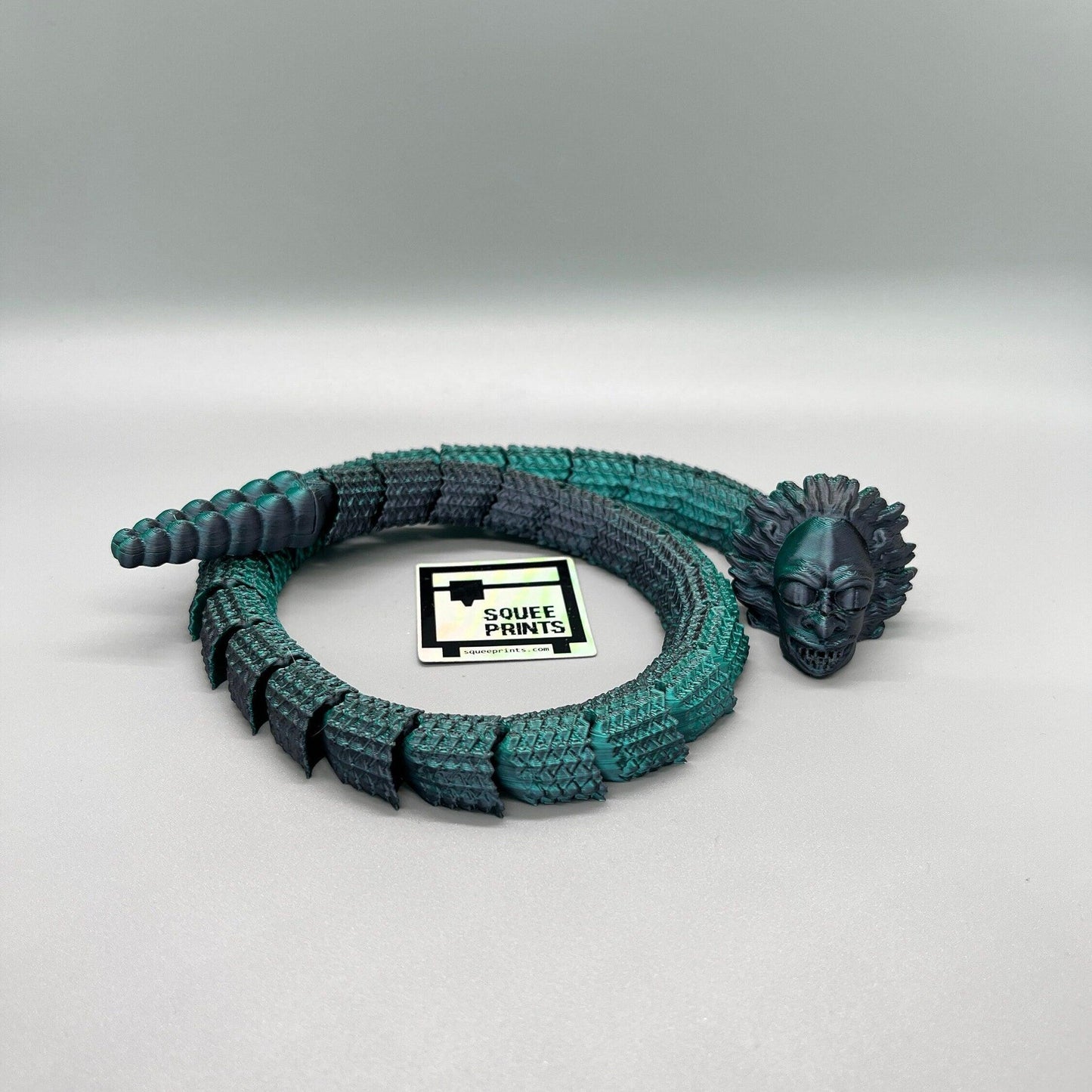 Beetlejuice Snake | Articulated | 3D Print | Fidget - Squee Prints