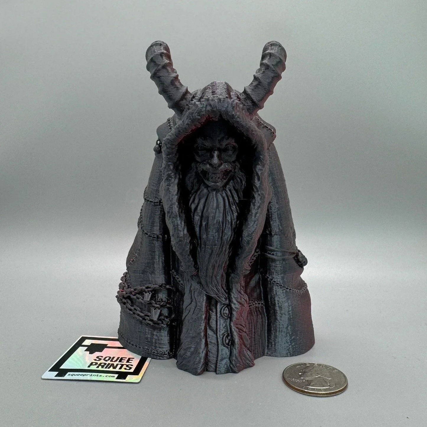 Krampus 9" | Tree Topper | Creepmas - Squee Prints