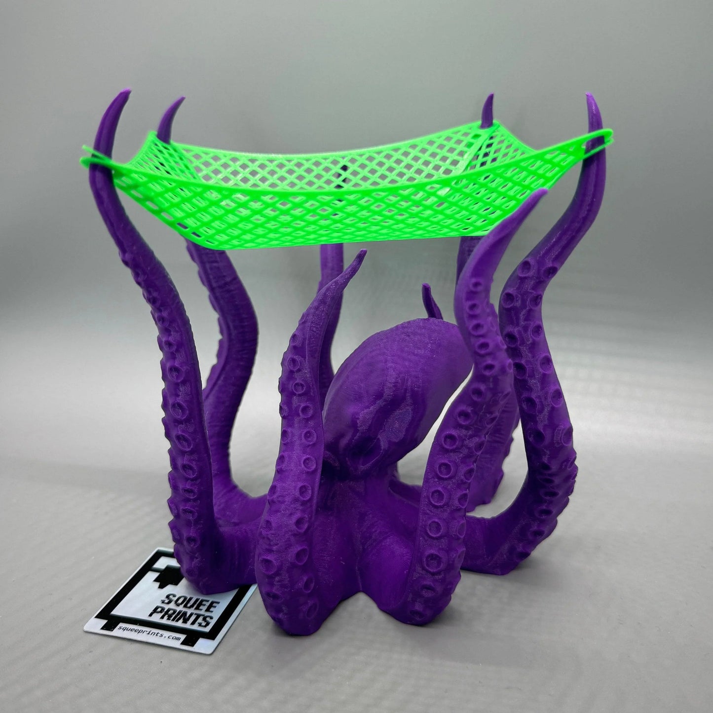 Octopus Lightweight Display | 3D Printed Snackapus - Squee Prints