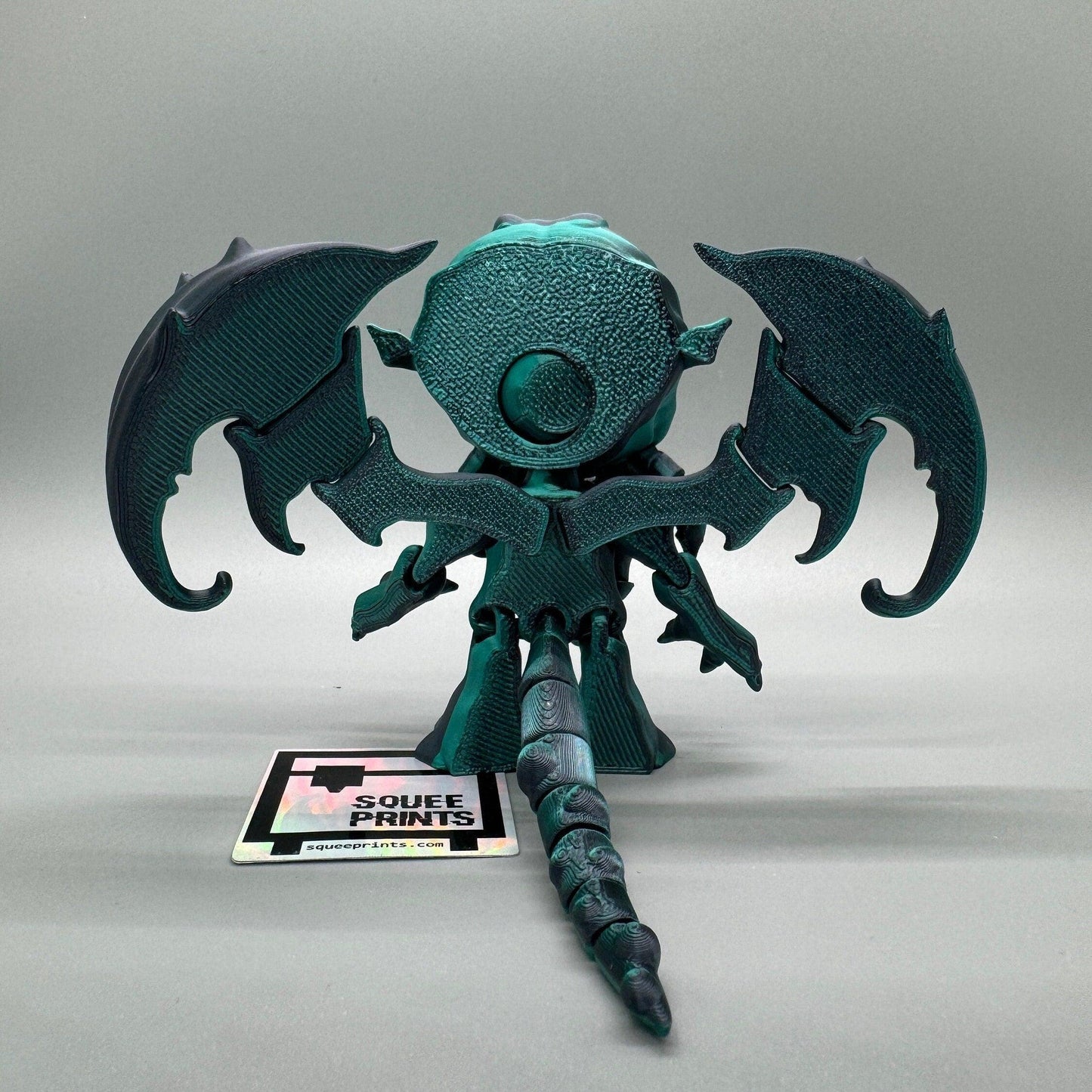 Cthulhu | Articulated | 3D Print | Fidget | Glow in the Dark - Squee Prints