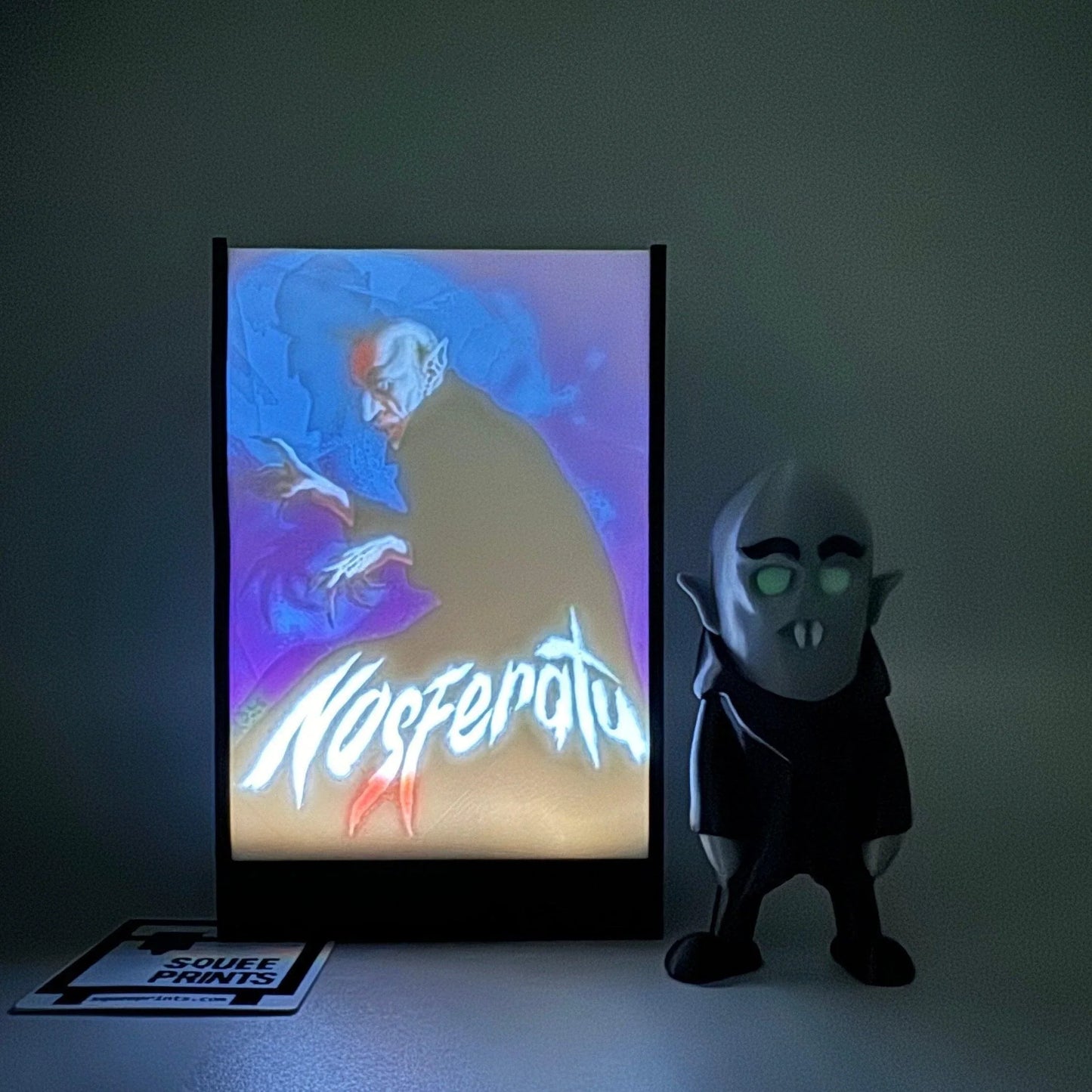 Nosferatu | Count Orlok | Vampire | Glow in the Dark | Lithophane - Squee Prints