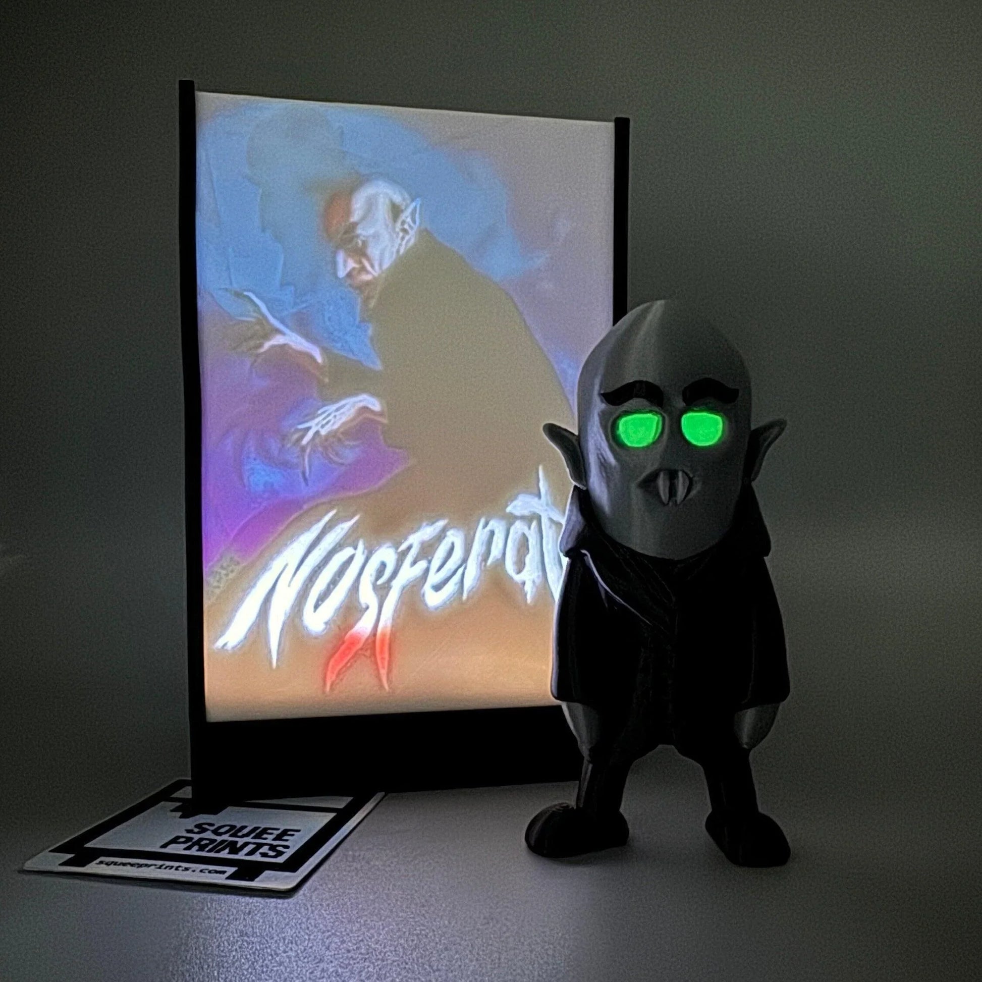 Nosferatu | Count Orlok | Vampire | Glow in the Dark | Lithophane - Squee Prints