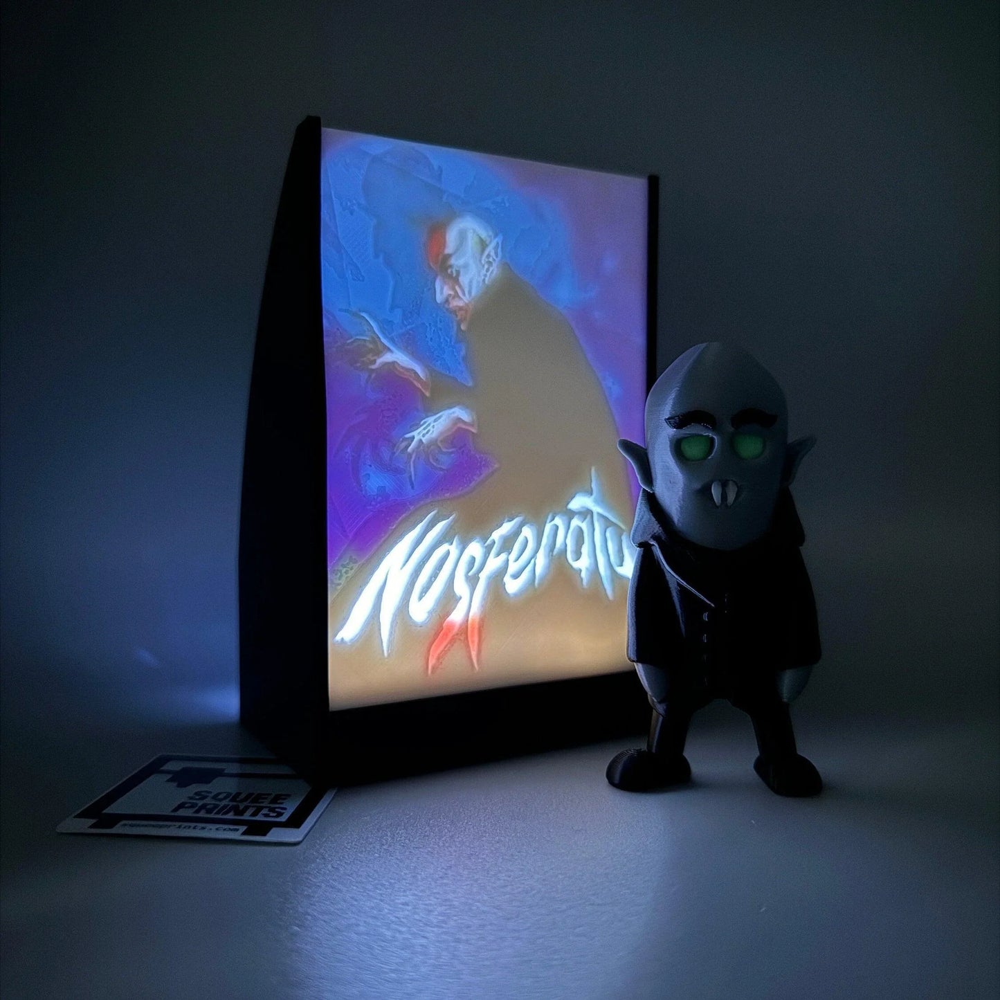 Nosferatu | Count Orlok | Vampire | Glow in the Dark | Lithophane - Squee Prints