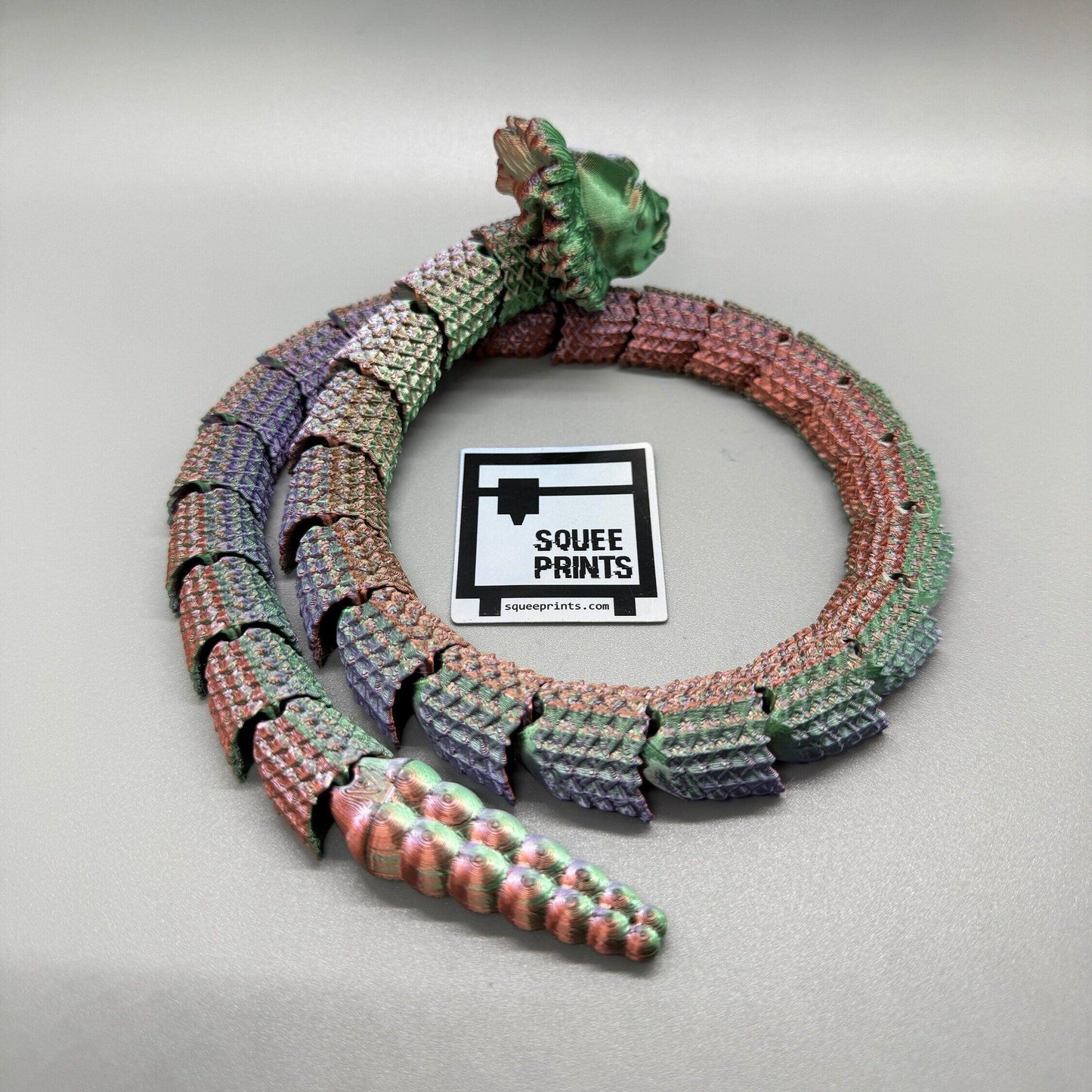 Beetlejuice Snake | Articulated | 3D Print | Fidget - Squee Prints