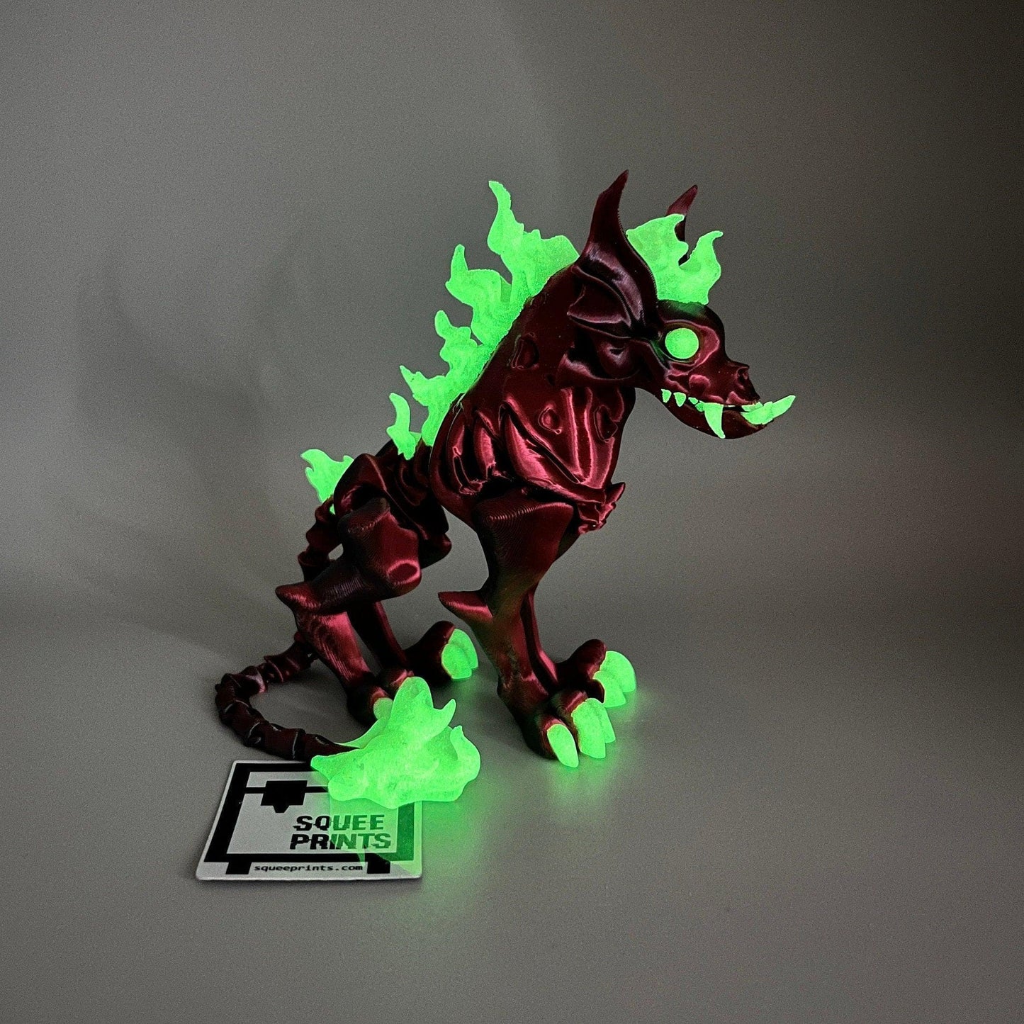 Hellhound | Glow in the Dark | Articulated | Fidget - Squee Prints