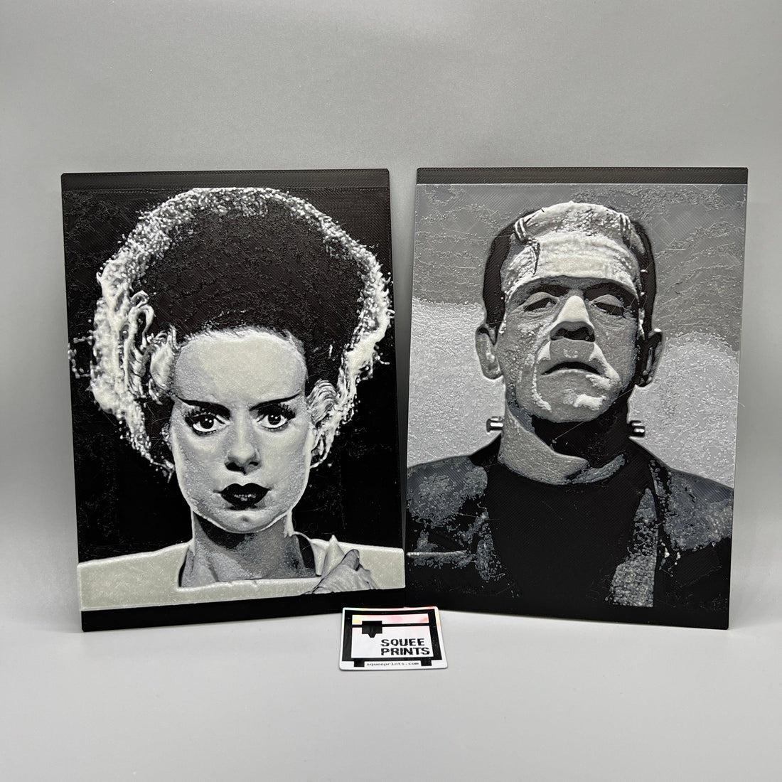 8 Classic Monsters Bundle | 3D Painting | Glow in the Dark - Squee Prints
