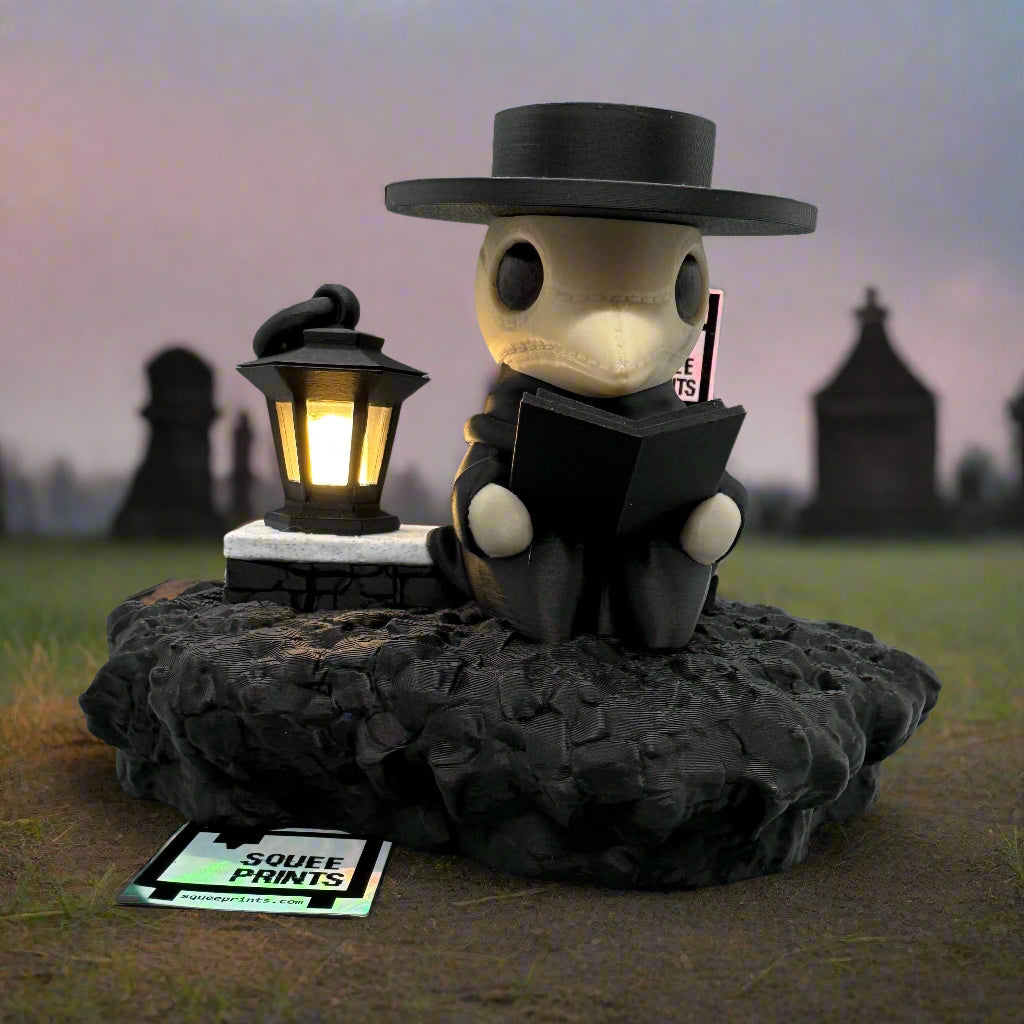 Light Up Your Night with a Spooky Plague Doctor Night Light