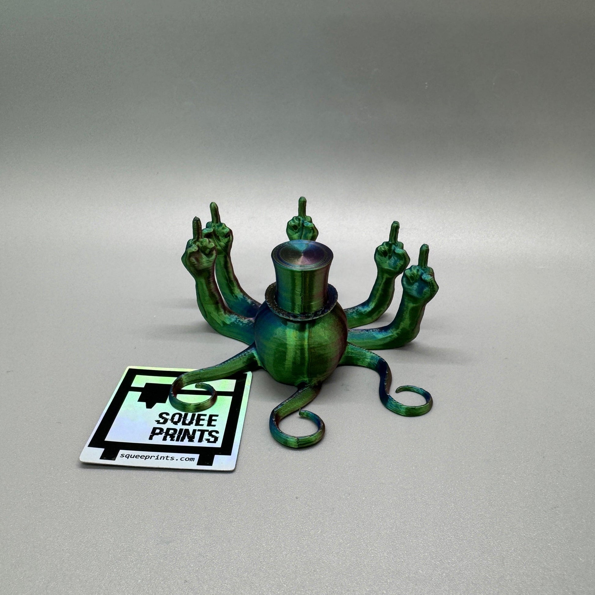 Sir Fucktopus | Prank Gift | Middle Finger Octopus - Squee Prints