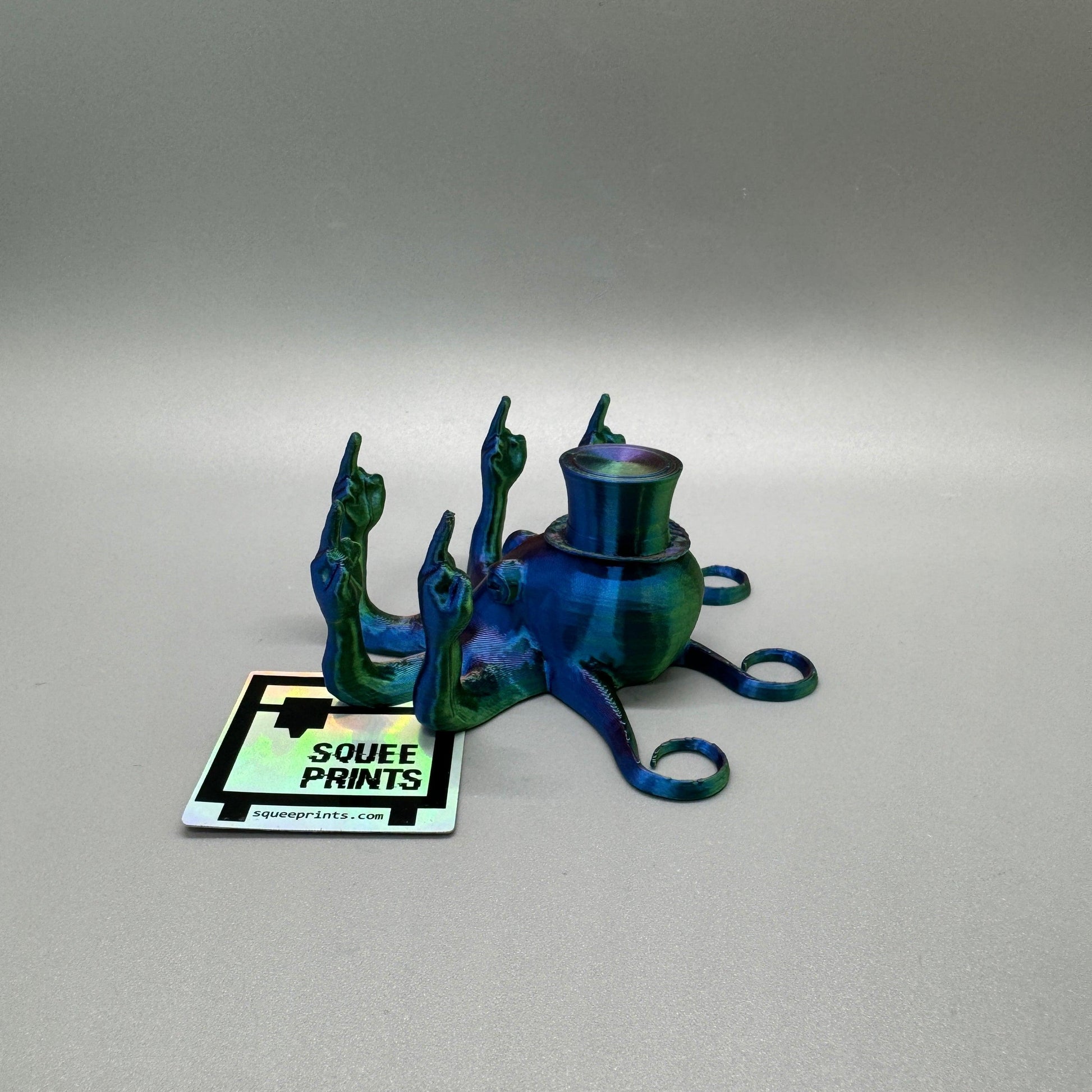 Sir Fucktopus | Prank Gift | Middle Finger Octopus - Squee Prints