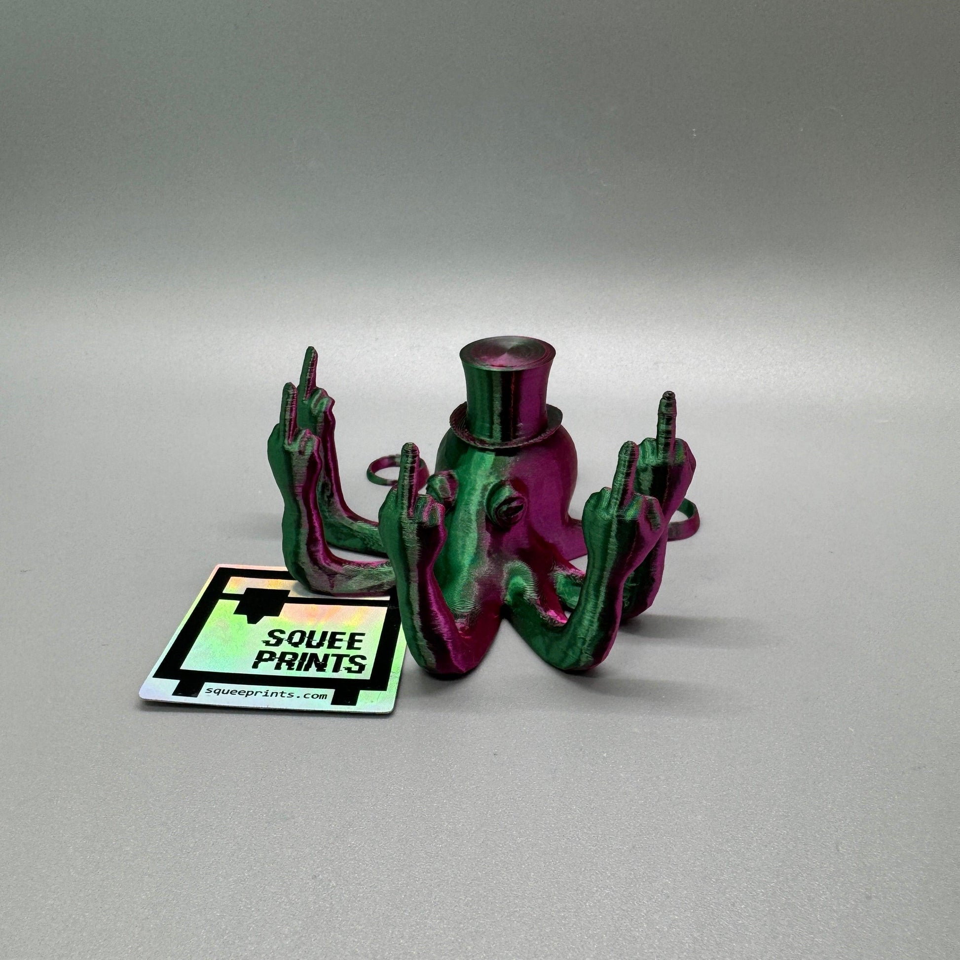 Sir Fucktopus | Prank Gift | Middle Finger Octopus - Squee Prints