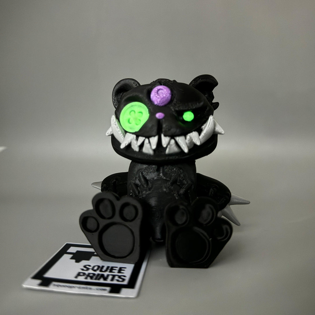 Creepy Teddy Bear | Scare Bear | Glow in the Dark - Squee Prints