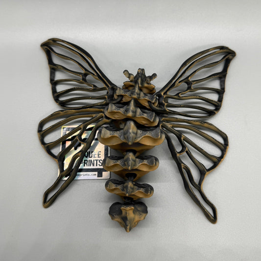 Bone Moth | Articulated Skeleton - Squee Prints