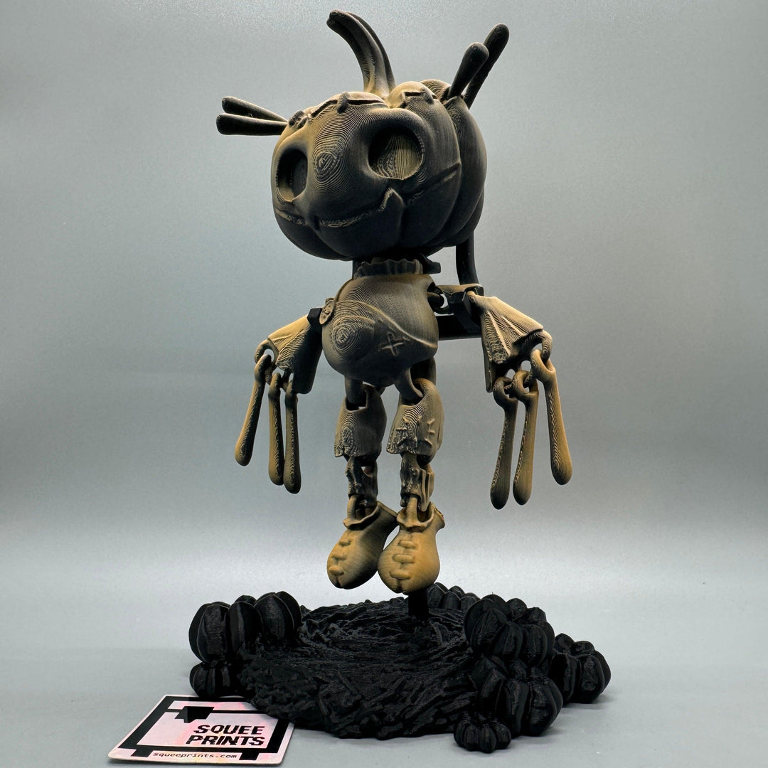 Pumpkin Scarecrow | Articulated | 3D Print - Squee Prints