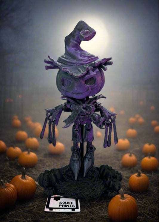 Pumpkin Jack Scarecrow | Articulated | 3D Print - Squee Prints