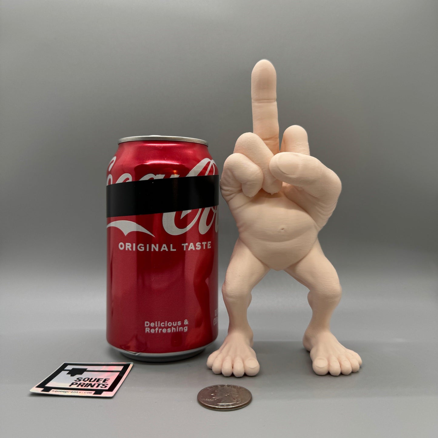 The Finger with Legs | Gag Gift | Desk Companion - Squee Prints