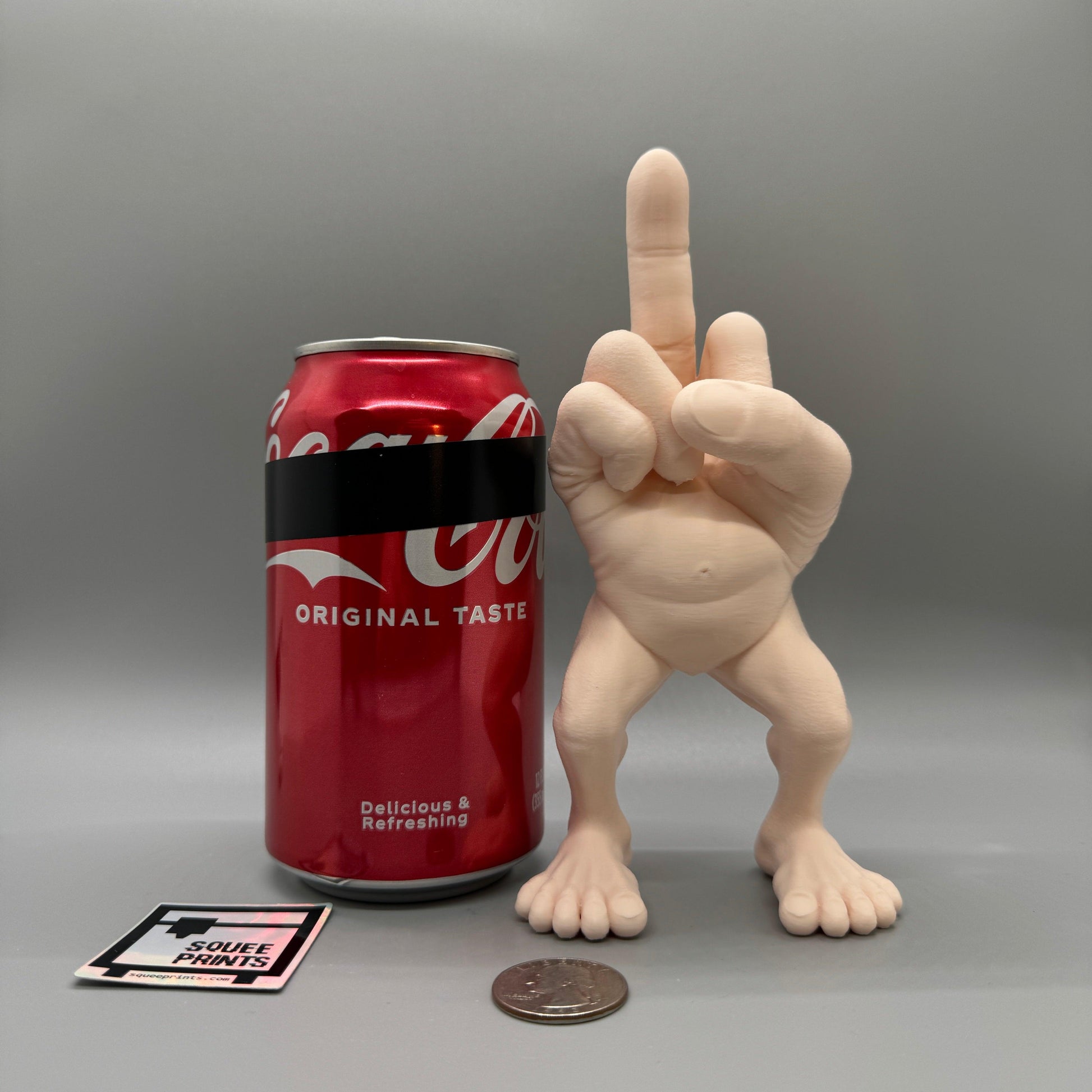 The Finger with Legs | Gag Gift | Desk Companion - Squee Prints