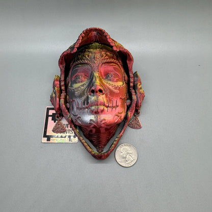 La Calavera Catrina | 3D Printed | Articulated Wall Mask - Squee Prints