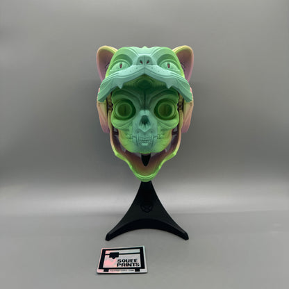 Cat Bot Droid | 3D Printed | Articulated Wall Mask - Squee Prints