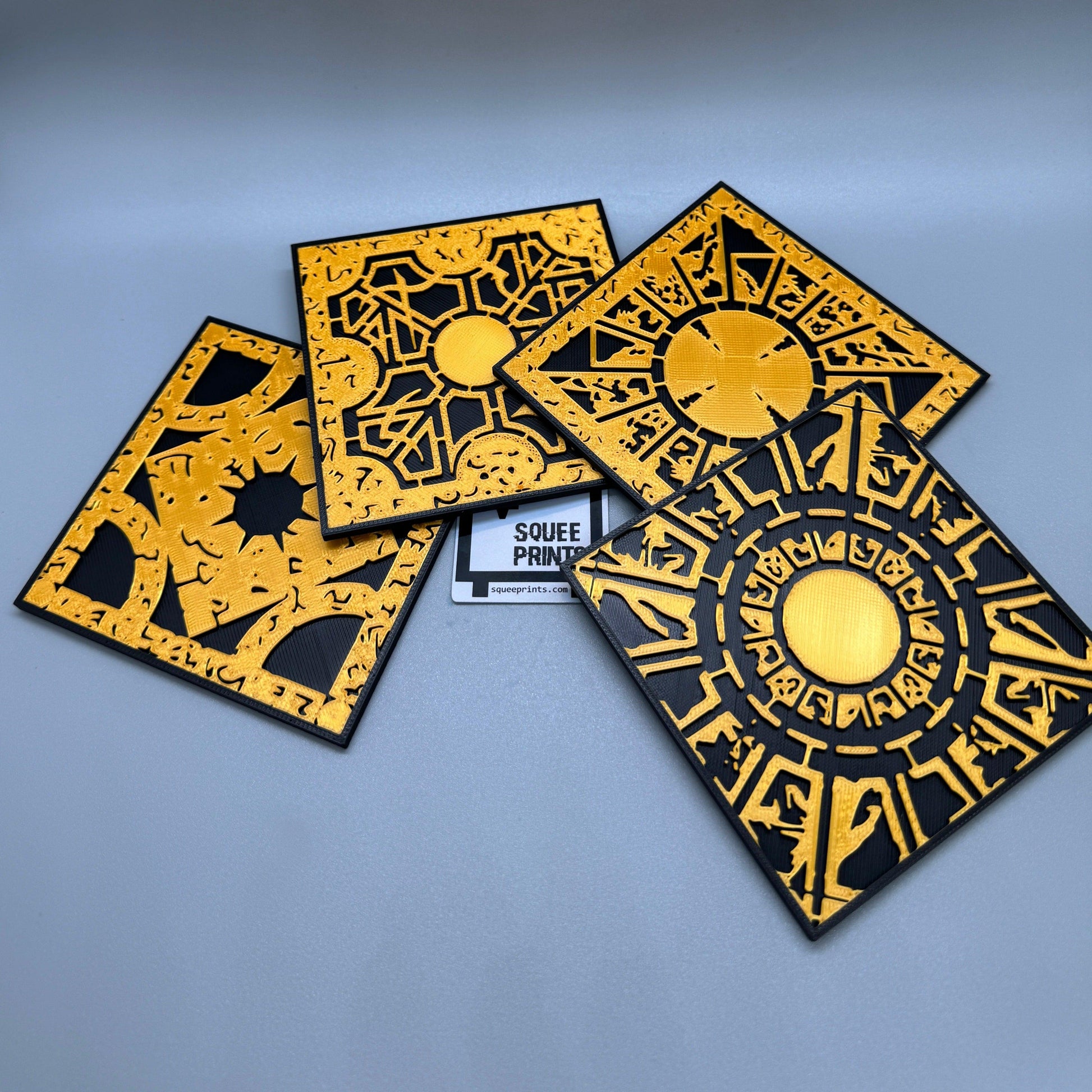 Hellraiser | Puzzle Box | Coaster Set of 4 | 3D Printed - Squee Prints