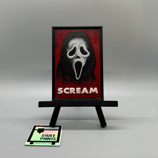 Scream | Fridge Magnet | 3D Printed - Squee Prints