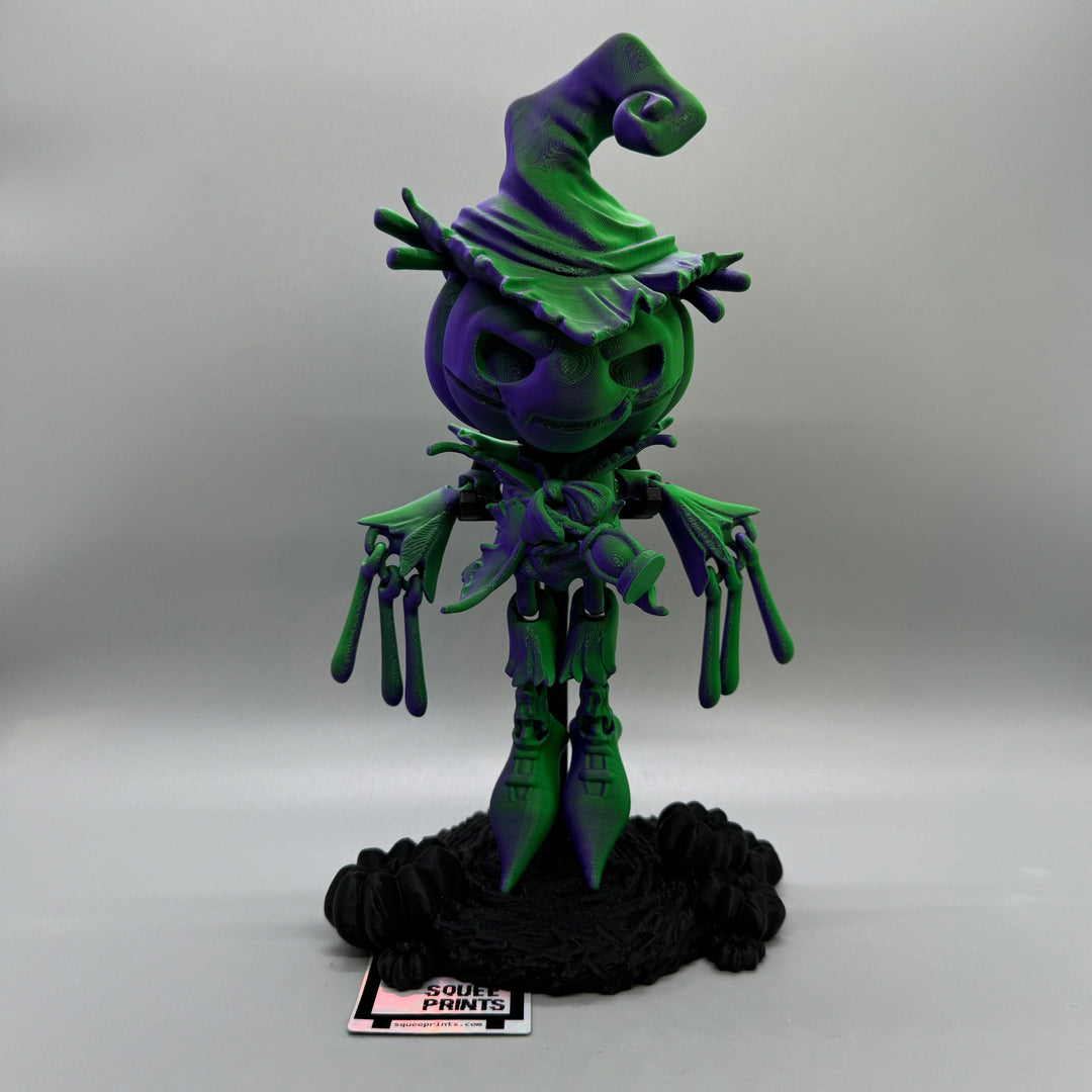 Pumpkin Jack Scarecrow | Articulated | 3D Print - Squee Prints