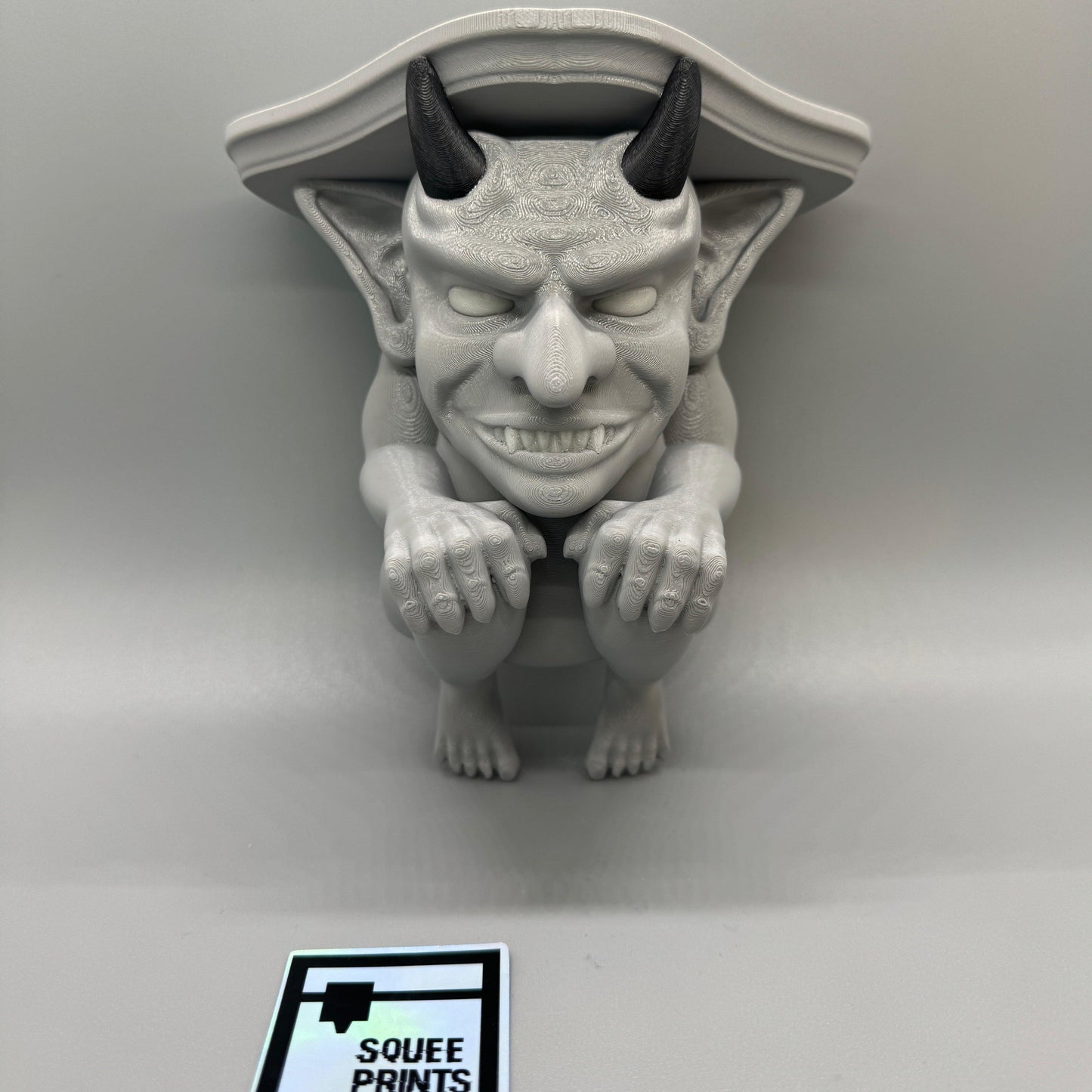 Gargoyle Shelf | Glow In the Dark | 3D Printed - Squee Prints