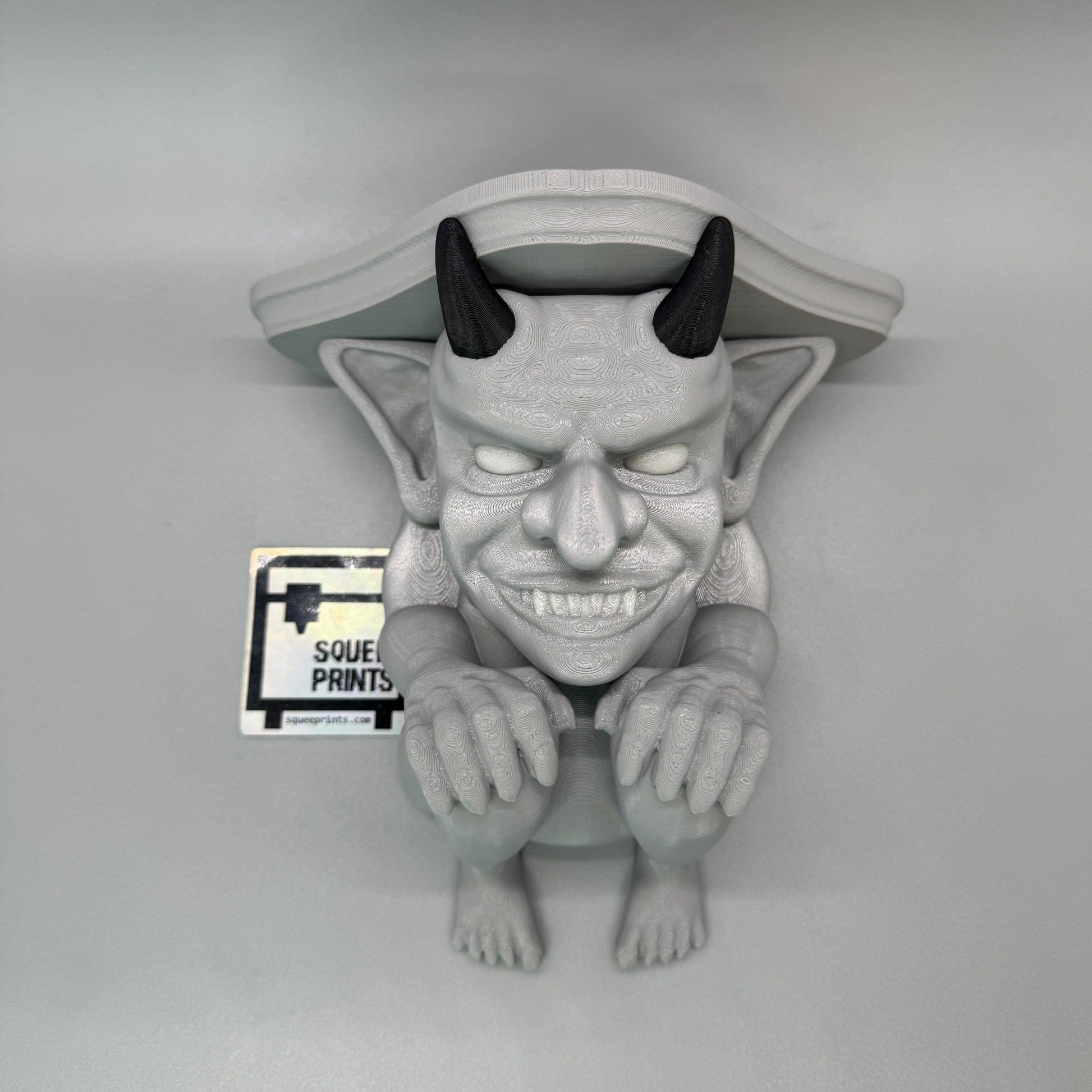 Gargoyle Shelf | Glow In the Dark | 3D Printed - Squee Prints