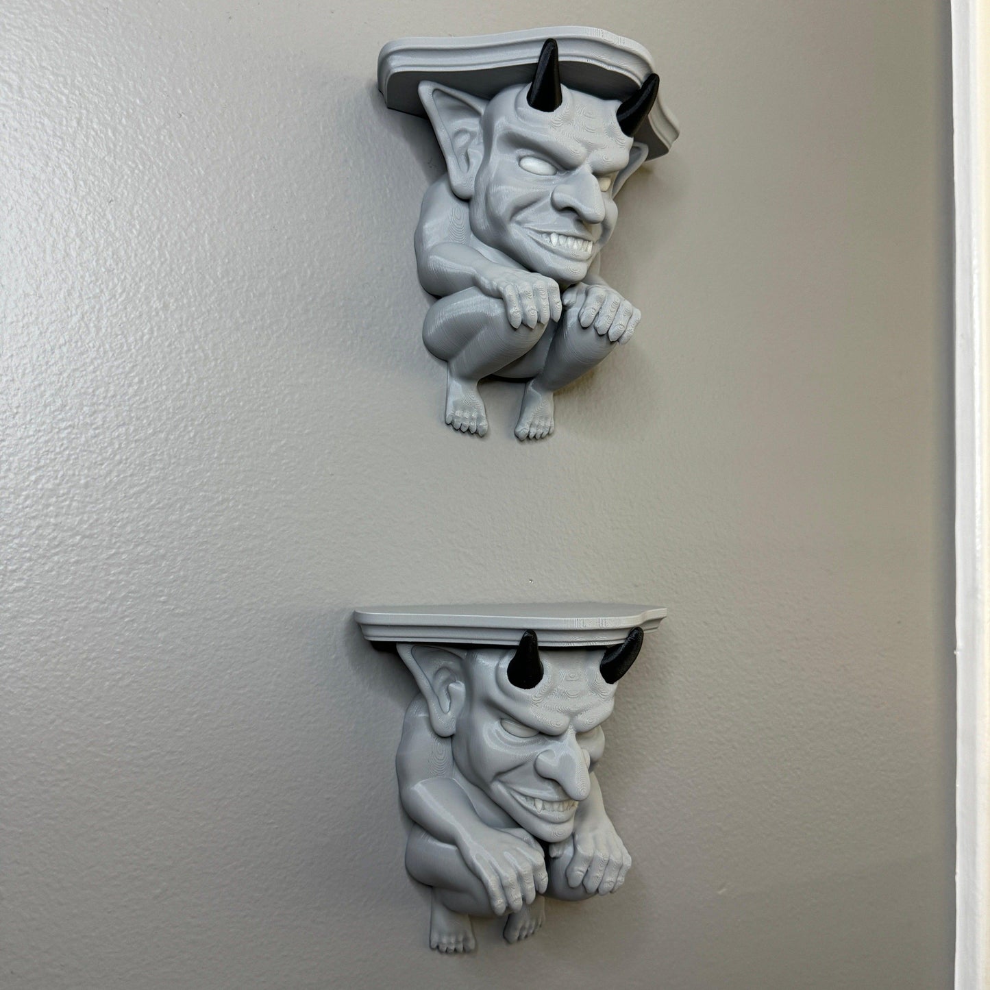 Gargoyle Shelf | Glow In the Dark | 3D Printed - Squee Prints